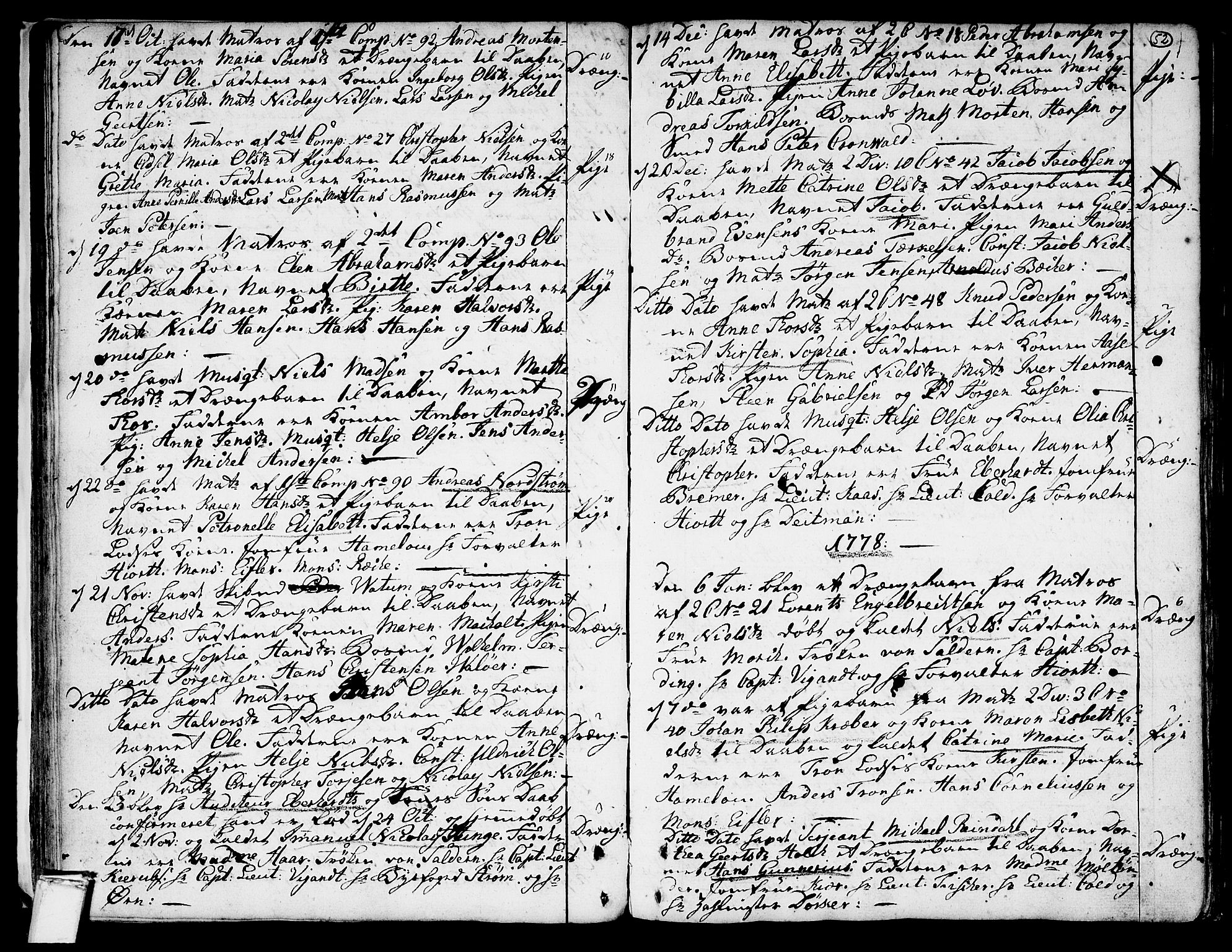 Stavern kirkebøker, SAKO/A-318/F/Fa/L0001: Parish register (official) no. 1, 1756-1782, p. 52