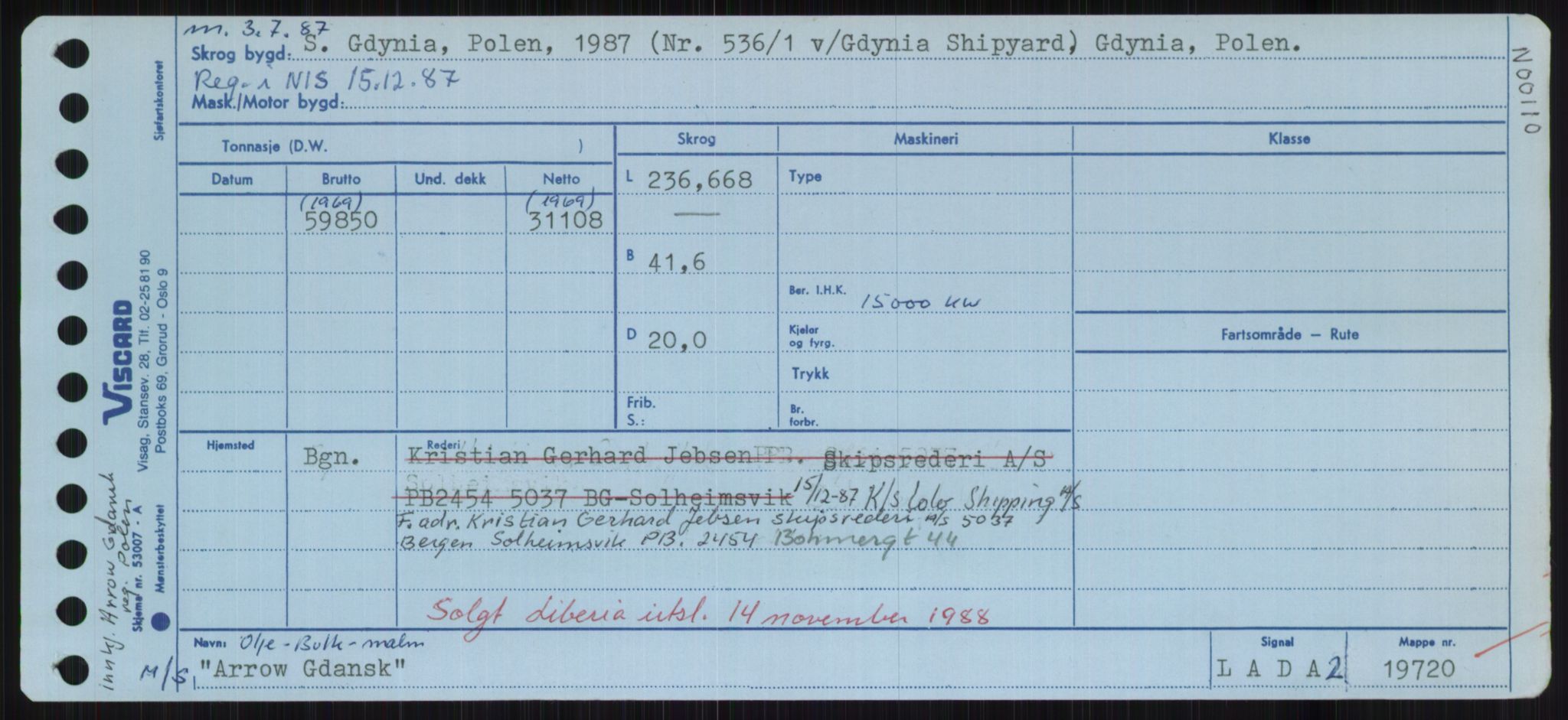 Sjøfartsdirektoratet med forløpere, Skipsmålingen, RA/S-1627/H/Hd/L0002: Fartøy, Apa-Axe, p. 195