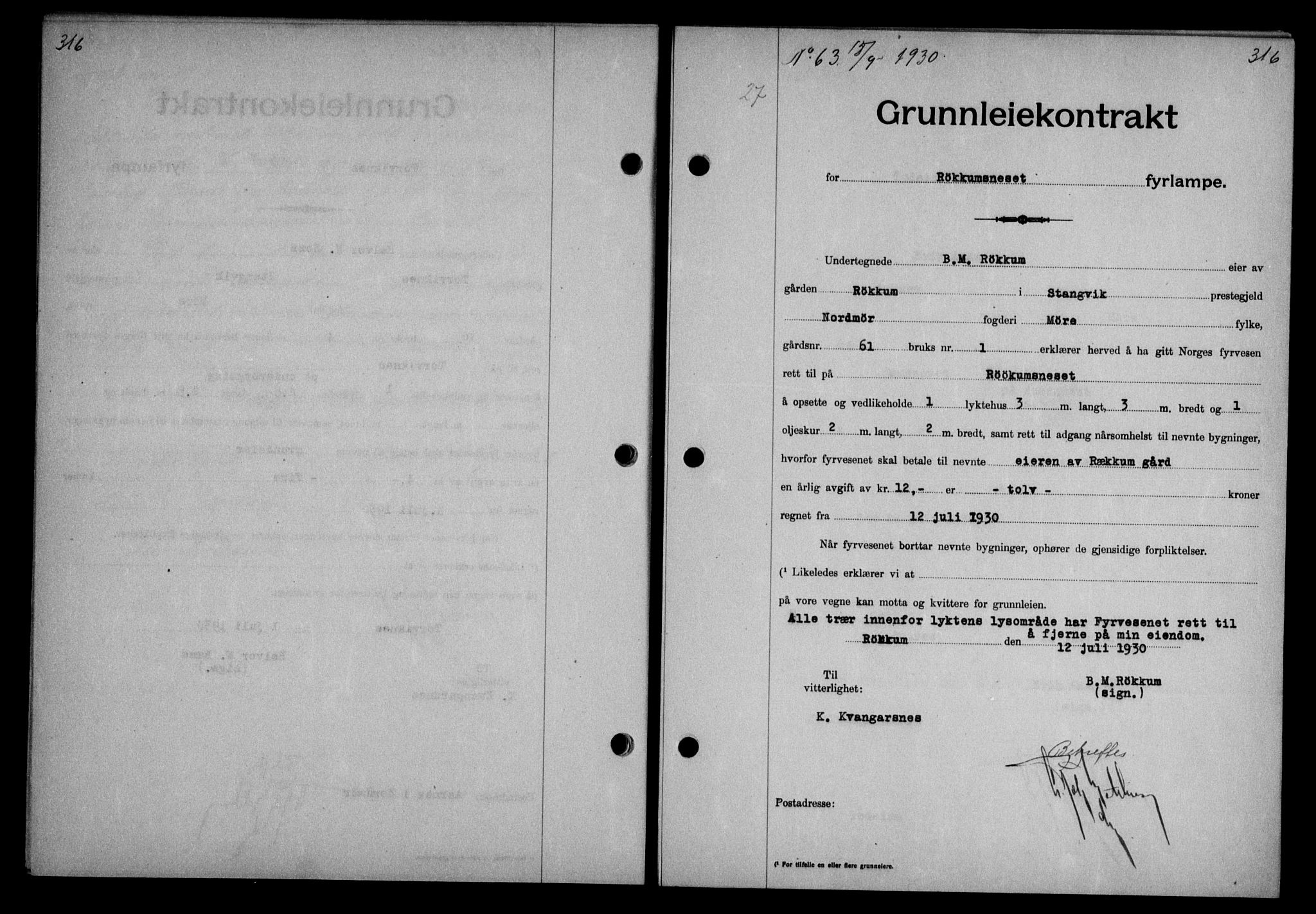 Nordmøre sorenskriveri, AV/SAT-A-4132/1/2/2Ca/L0070: Mortgage book no. 60, 1930-1930, Deed date: 15.09.1930