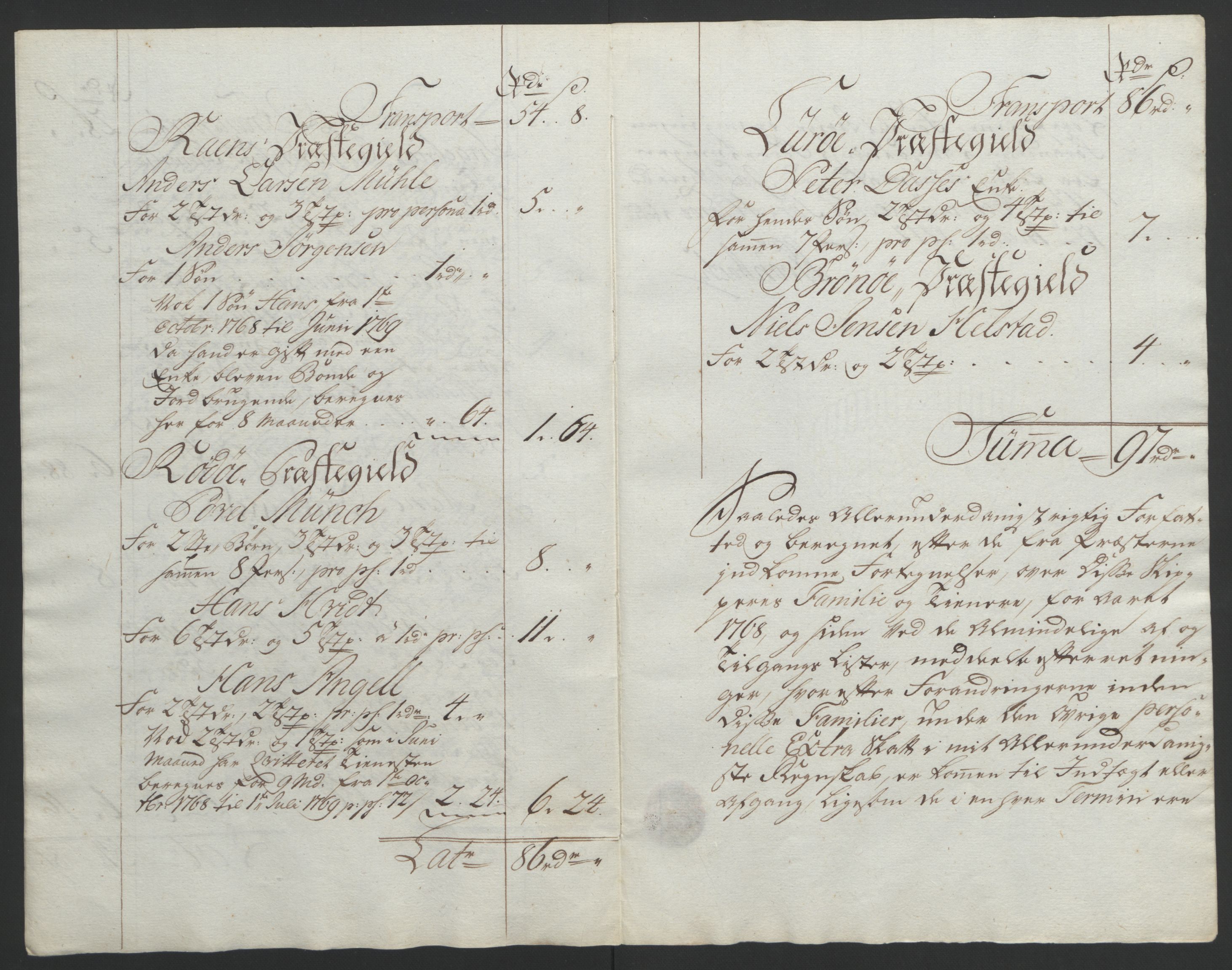 Rentekammeret inntil 1814, Reviderte regnskaper, Fogderegnskap, AV/RA-EA-4092/R65/L4573: Ekstraskatten Helgeland, 1762-1772, p. 377