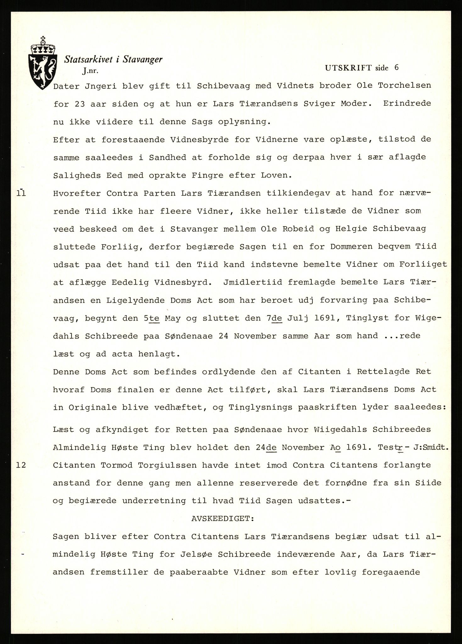 Statsarkivet i Stavanger, AV/SAST-A-101971/03/Y/Yj/L0069: Avskrifter sortert etter gårdsnavn: Riske - Rosland store, 1750-1930, p. 529