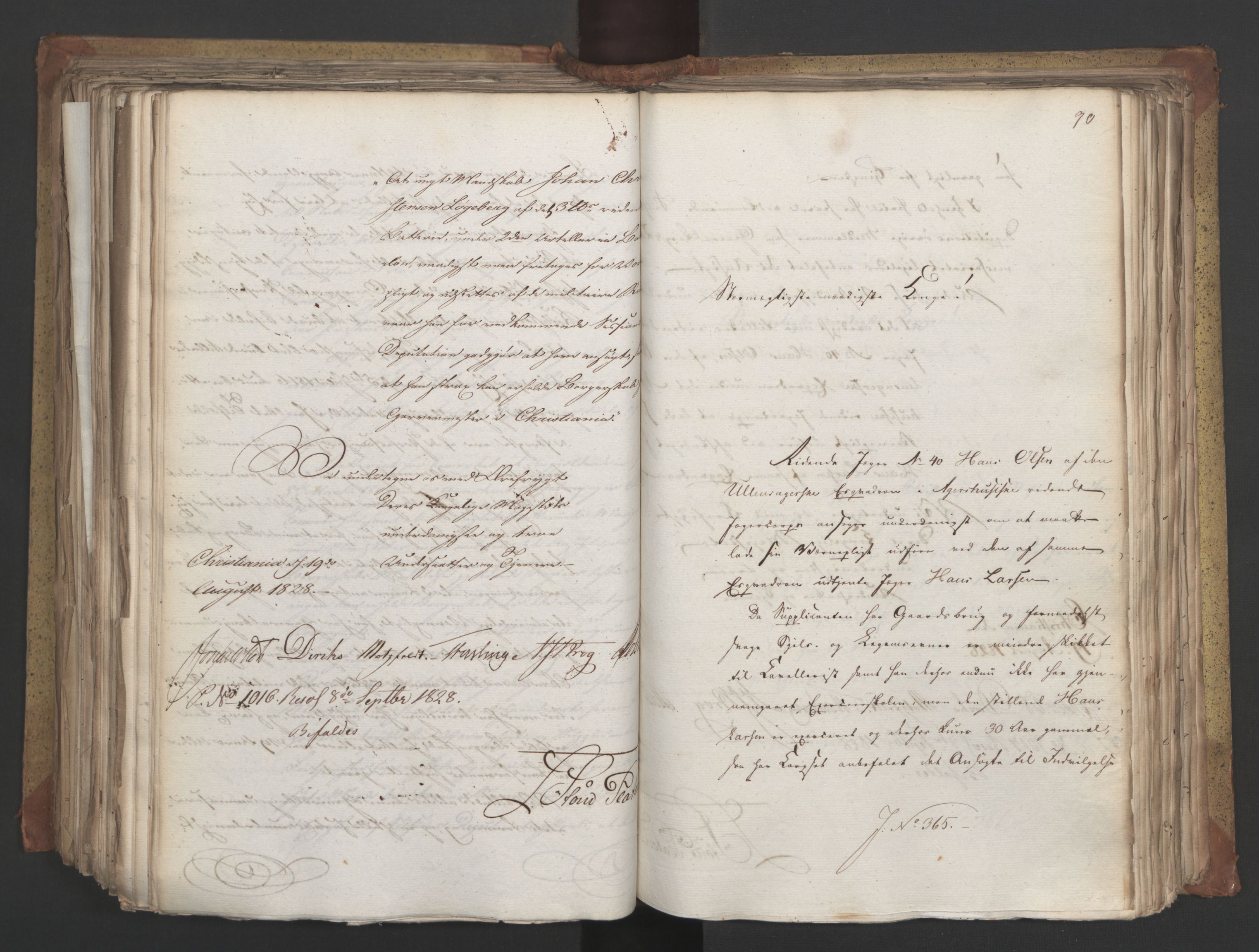 Statsrådsavdelingen i Stockholm, RA/S-1003/D/Da/L0055: Regjeringsinnstillinger nr. 231-435, 1828, p. 445