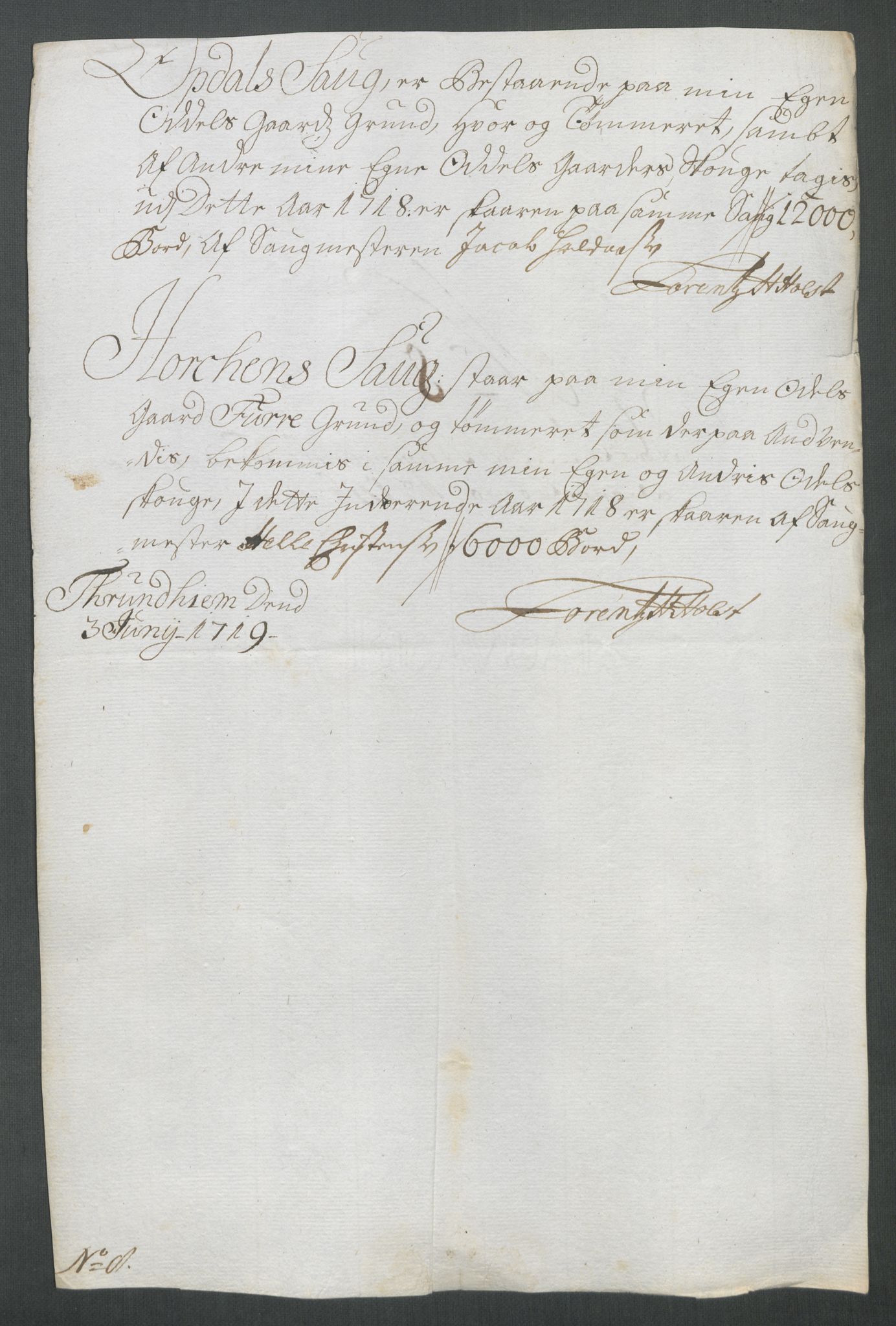 Rentekammeret inntil 1814, Reviderte regnskaper, Fogderegnskap, AV/RA-EA-4092/R64/L4439: Fogderegnskap Namdal, 1718, p. 119