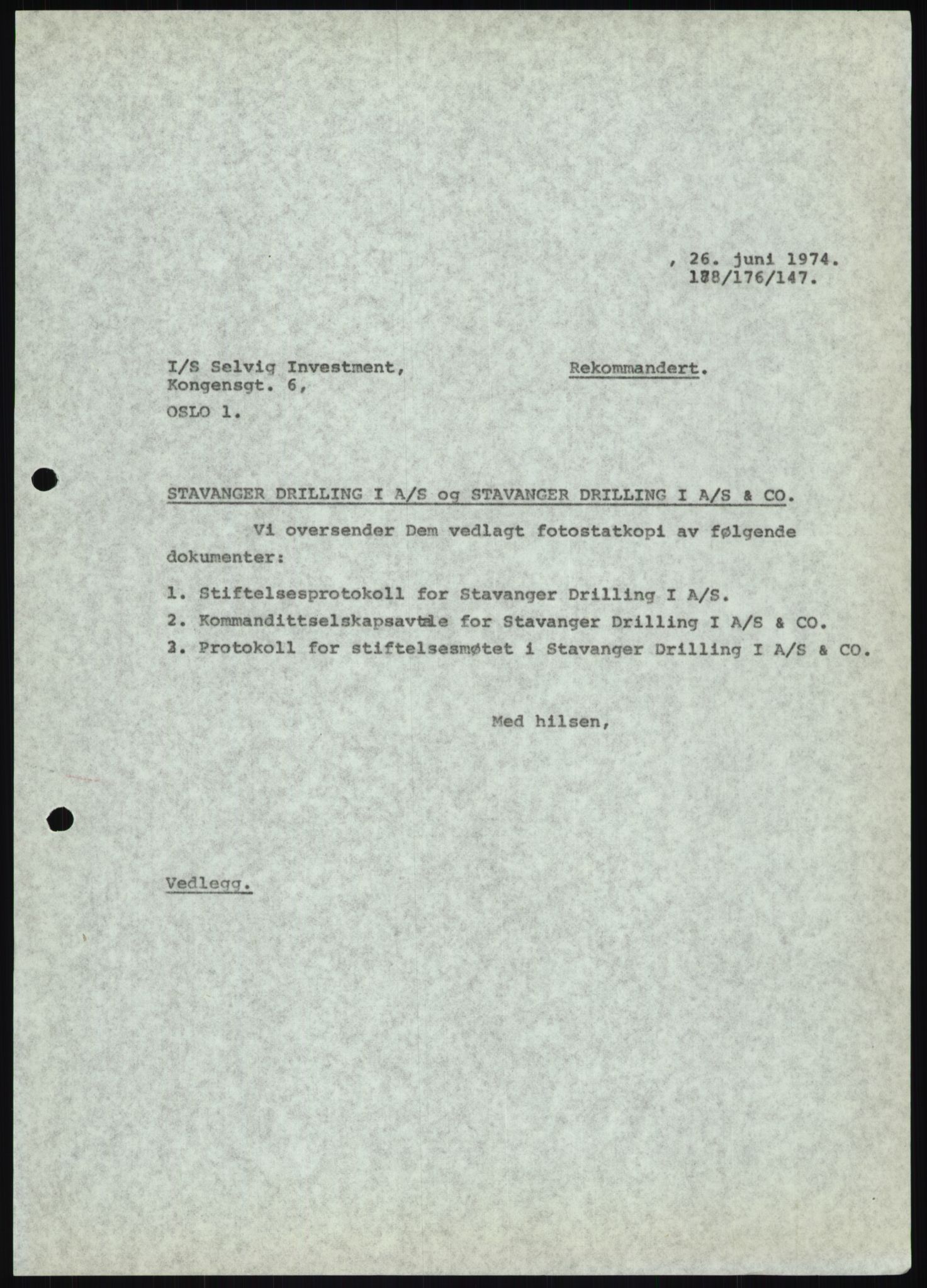 Pa 1503 - Stavanger Drilling AS, AV/SAST-A-101906/D/L0006: Korrespondanse og saksdokumenter, 1974-1984, p. 1114