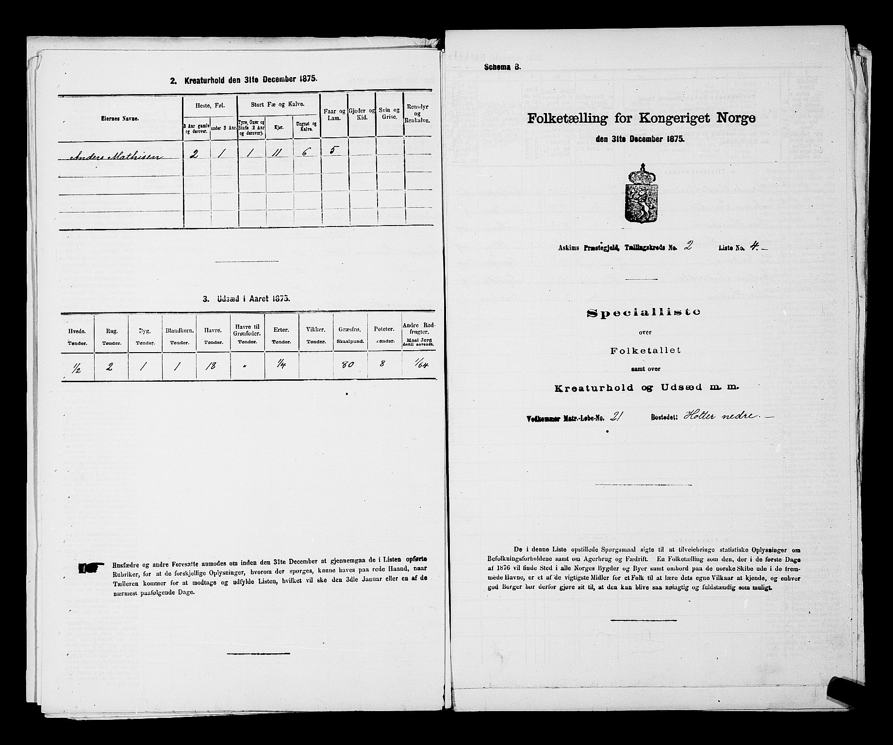 RA, 1875 census for 0124P Askim, 1875, p. 120