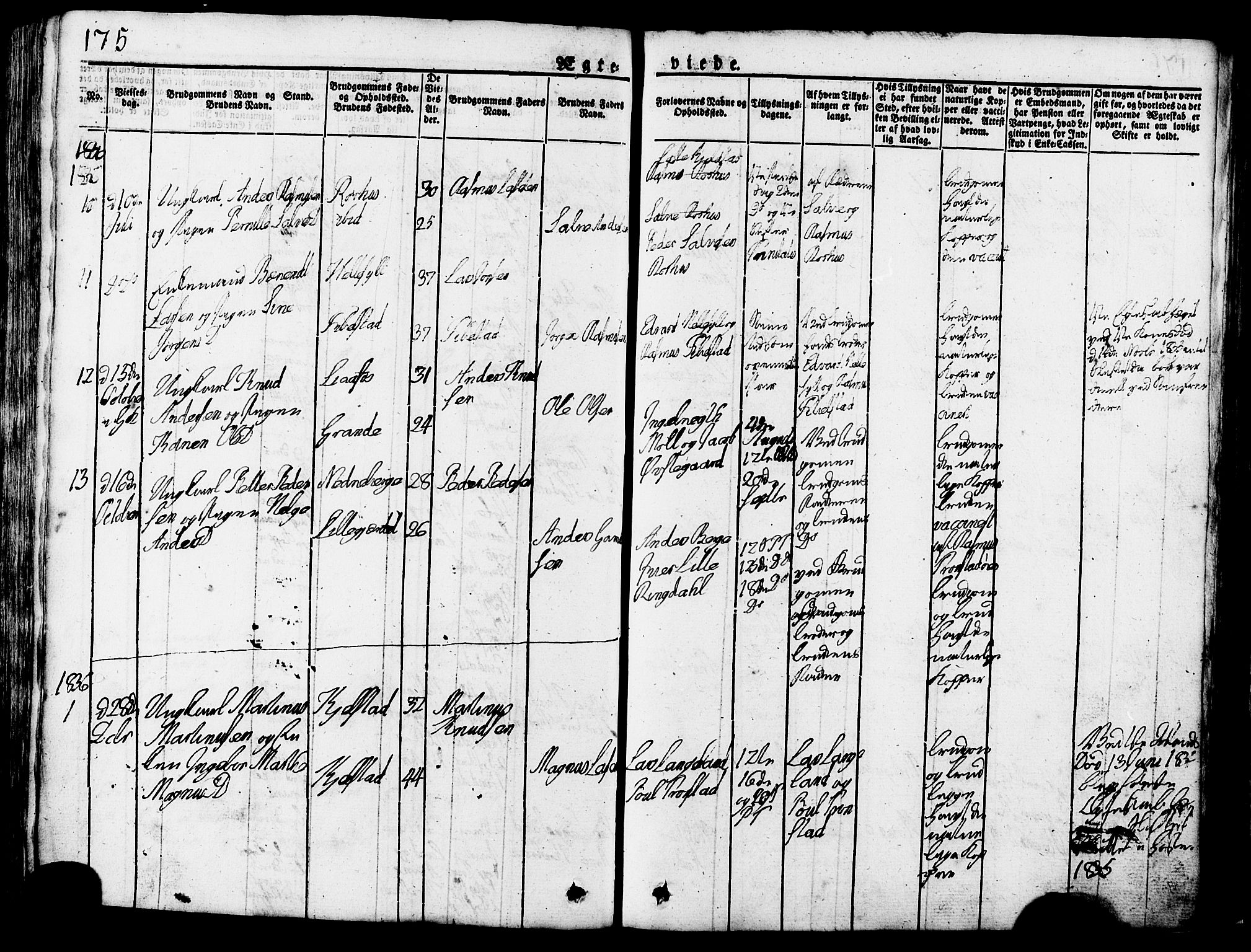 Ministerialprotokoller, klokkerbøker og fødselsregistre - Møre og Romsdal, AV/SAT-A-1454/517/L0221: Parish register (official) no. 517A01, 1827-1858, p. 175