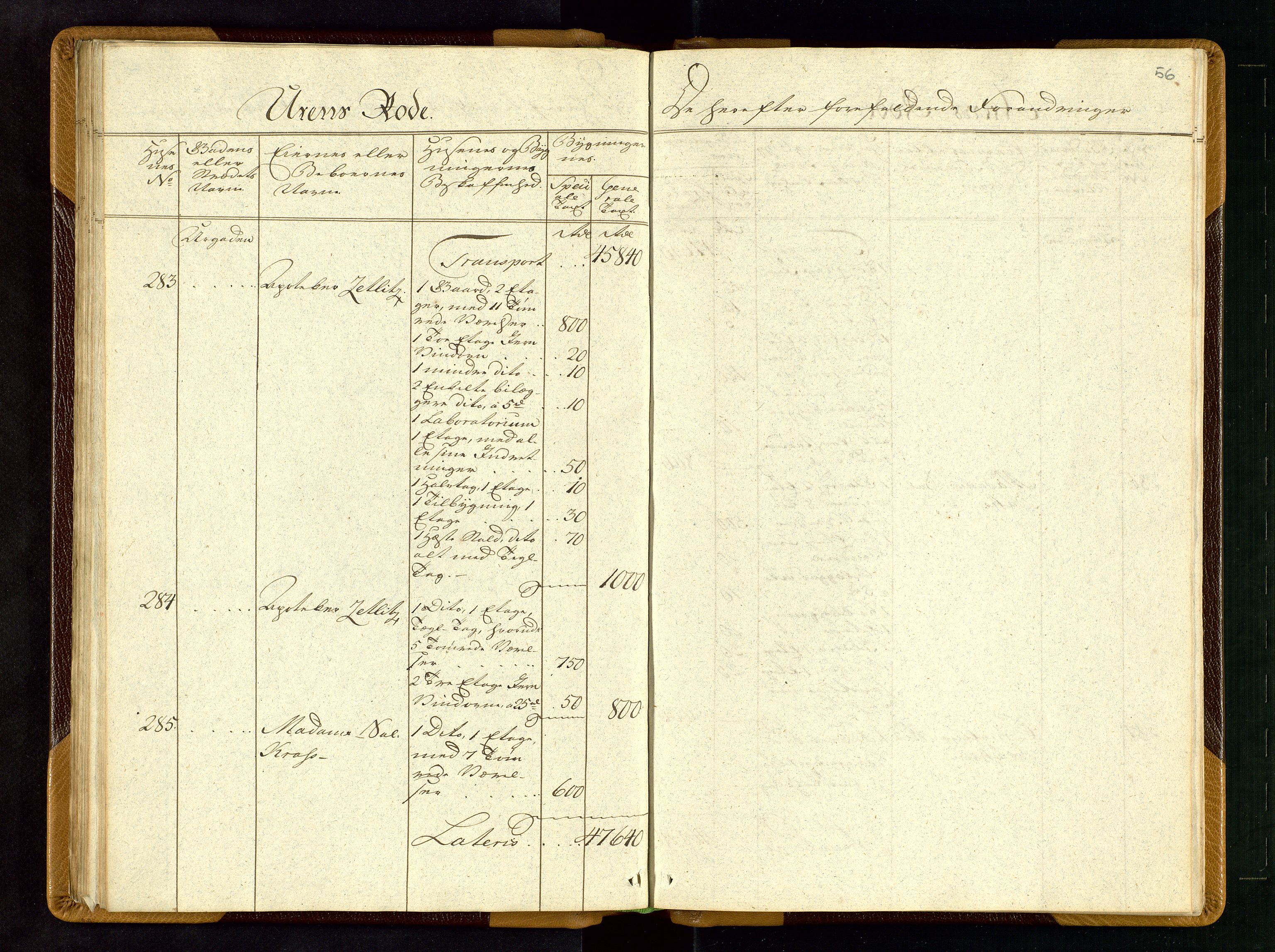 Fylkesmannen i Rogaland, SAST/A-101928/99/3/312/312CE/L0001B: BRANNTAKSTPROTOKOLL FOR STAVANGER BY, 1797, p. 55b-56a