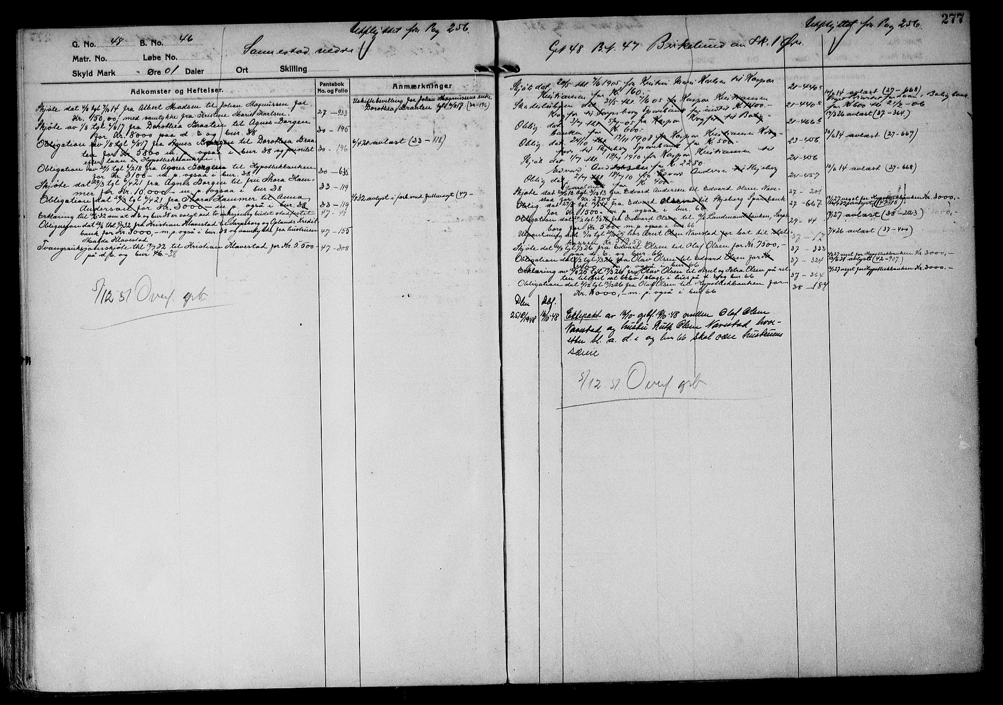 Tune sorenskriveri, AV/SAO-A-10470/G/Ga/Gab/Gabf/L0001: Mortgage register no. VI 1, 1782-1953, p. 277