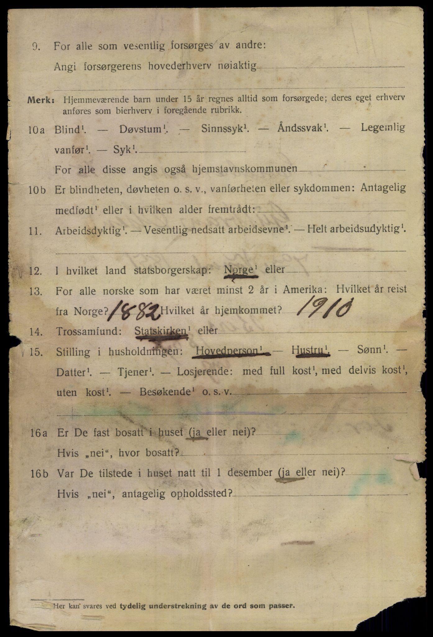 SAO, 1920 census for Kristiania, 1920, p. 217464