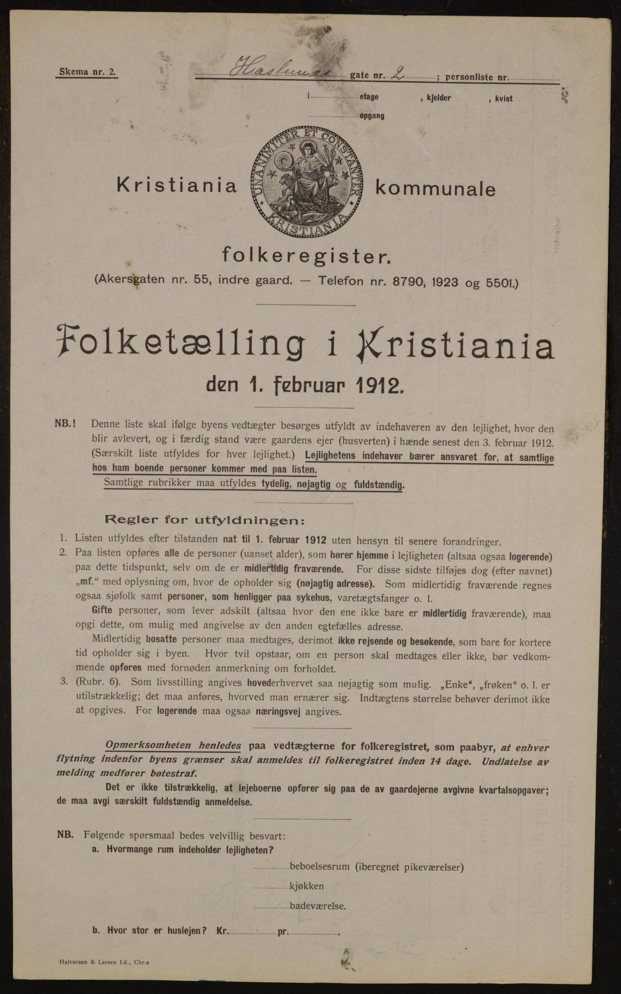 OBA, Municipal Census 1912 for Kristiania, 1912, p. 35297