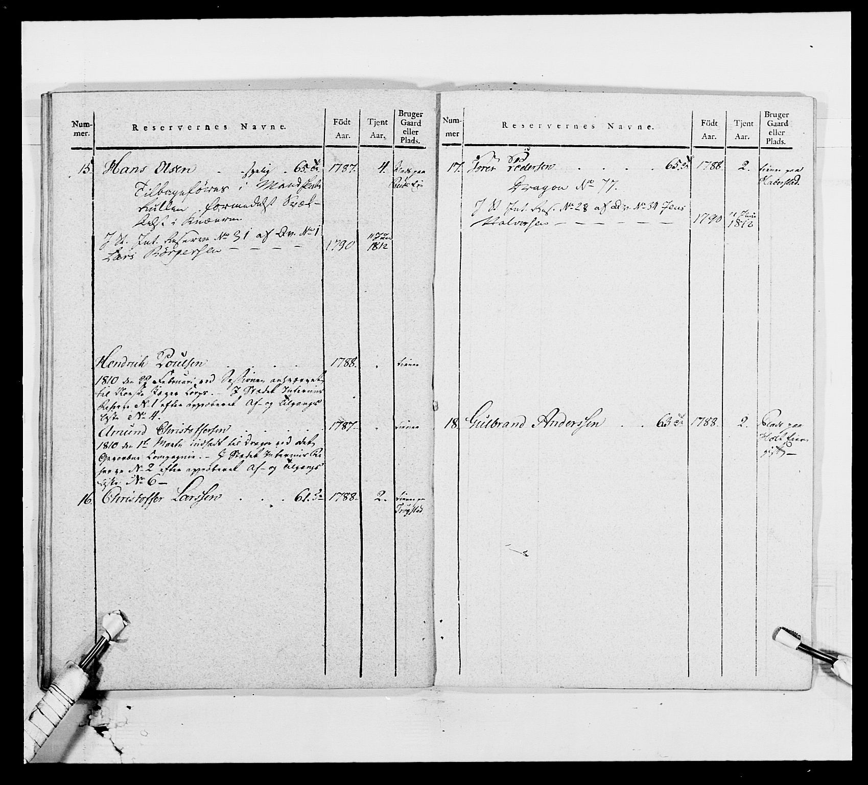 Generalitets- og kommissariatskollegiet, Det kongelige norske kommissariatskollegium, AV/RA-EA-5420/E/Eh/L0003: 1. Sønnafjelske dragonregiment, 1767-1812, p. 790