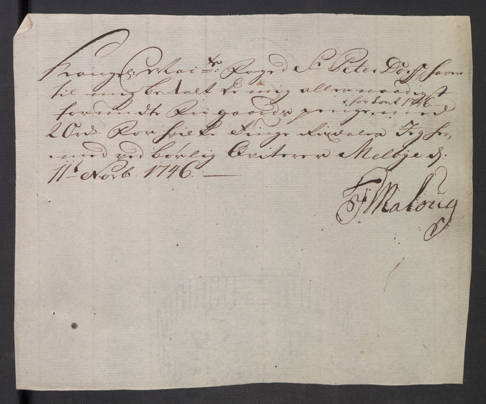 Rentekammeret inntil 1814, Reviderte regnskaper, Fogderegnskap, AV/RA-EA-4092/R18/L1345: Fogderegnskap Hadeland, Toten og Valdres, 1745-1746, p. 451