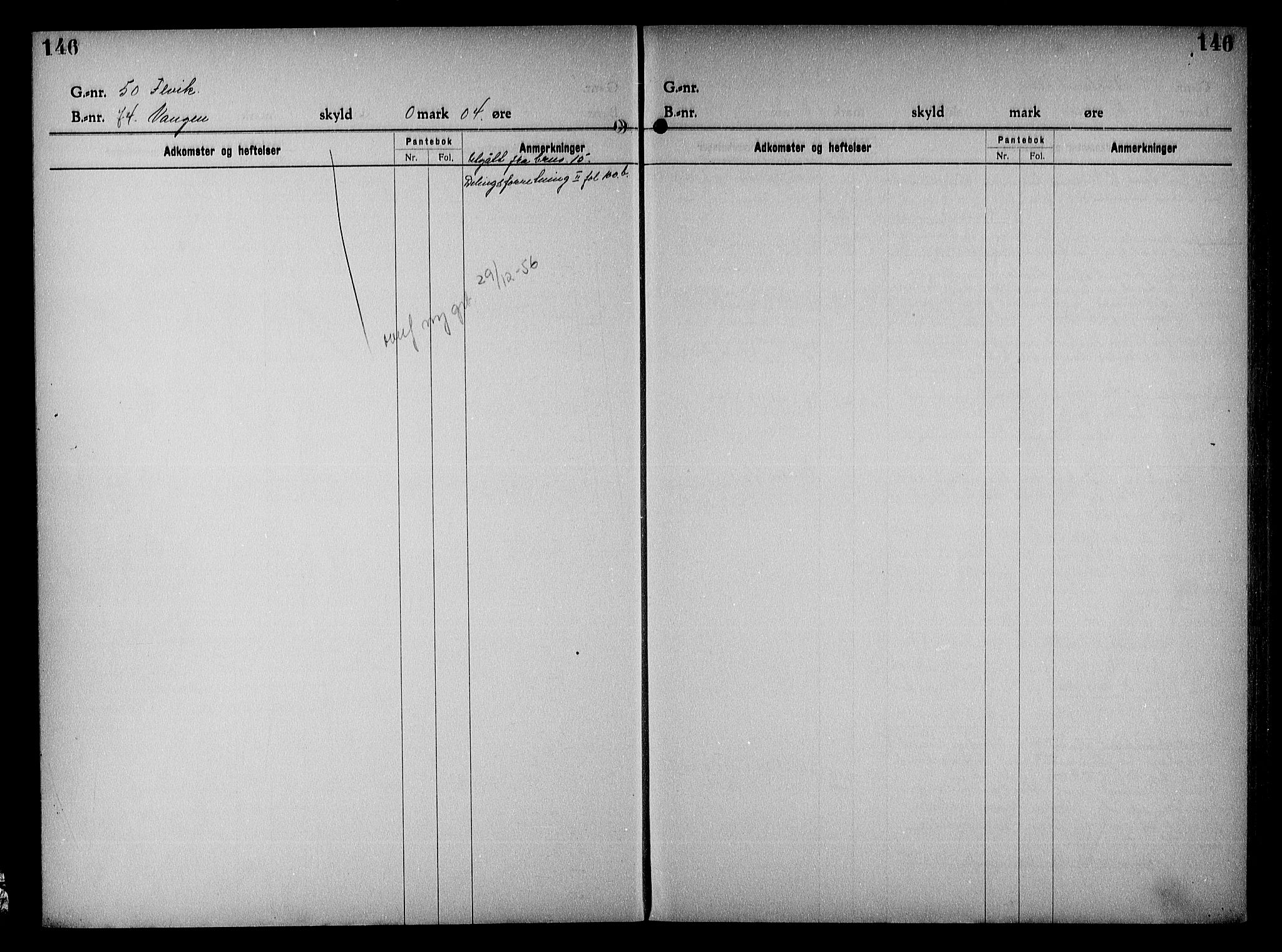 Vestre Nedenes/Sand sorenskriveri, SAK/1221-0010/G/Ga/L0023: Mortgage register no. 16, 1923-1957, p. 146