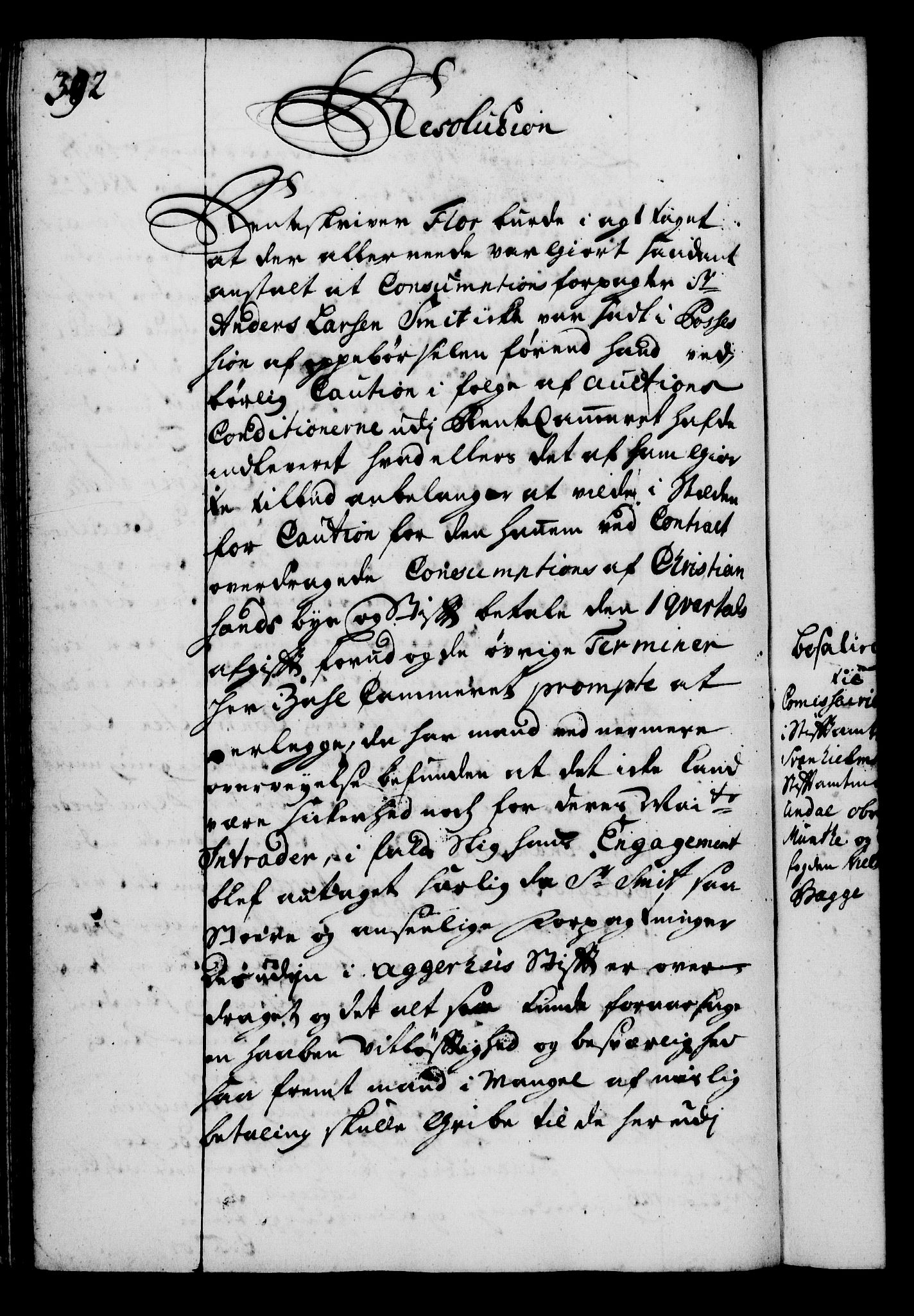Rentekammeret, Kammerkanselliet, RA/EA-3111/G/Gg/Gga/L0002: Norsk ekspedisjonsprotokoll med register (merket RK 53.2), 1723-1727, p. 392