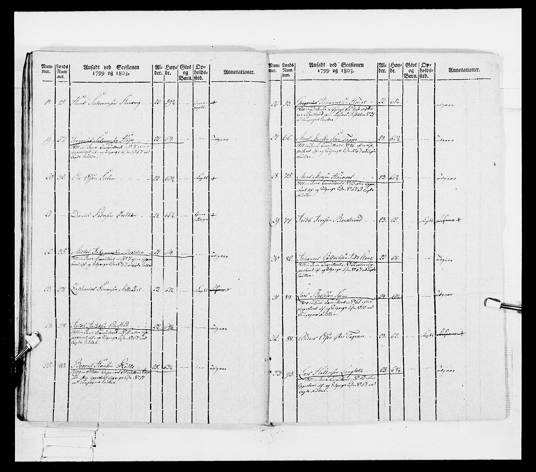 Generalitets- og kommissariatskollegiet, Det kongelige norske kommissariatskollegium, AV/RA-EA-5420/E/Eh/L0096: Bergenhusiske nasjonale infanteriregiment, 1791-1803, p. 466