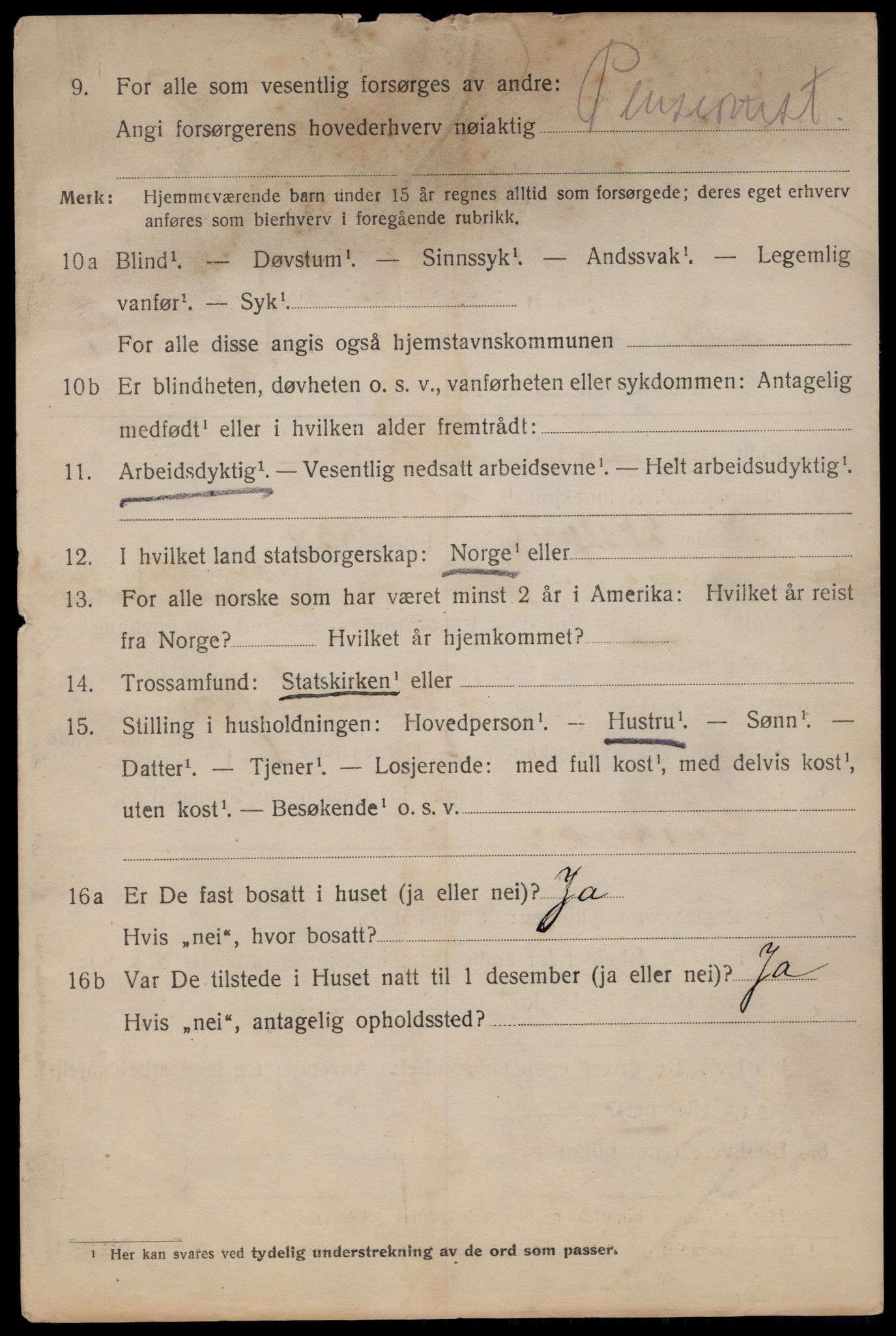 SAT, 1920 census for Trondheim, 1920, p. 56675