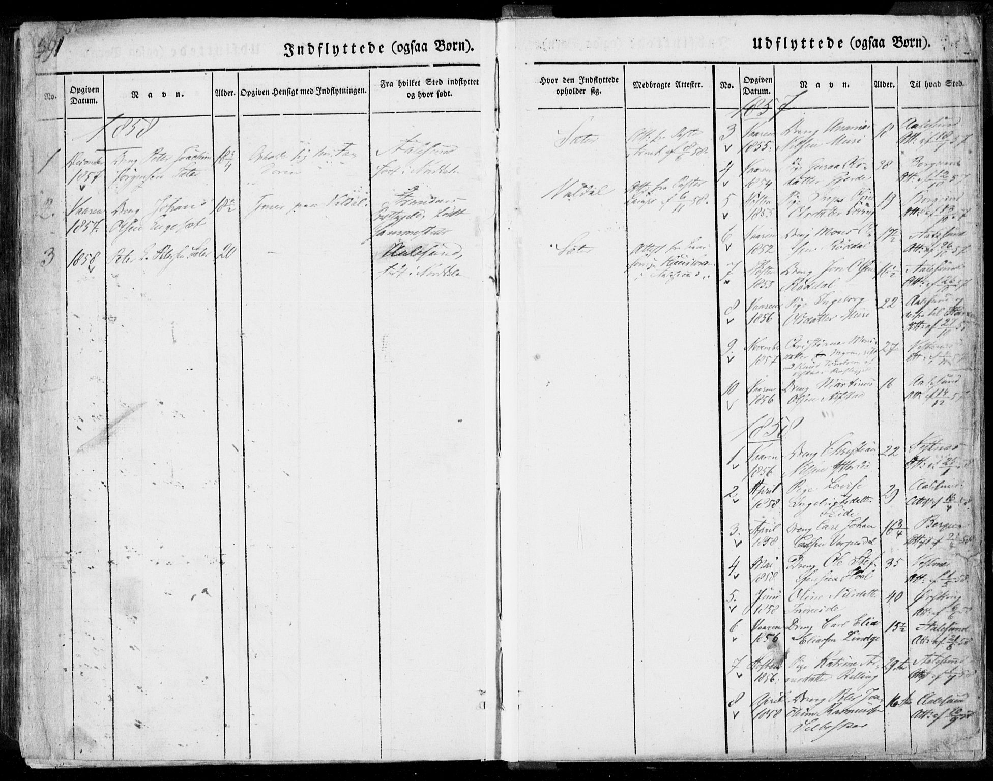Ministerialprotokoller, klokkerbøker og fødselsregistre - Møre og Romsdal, SAT/A-1454/519/L0248: Parish register (official) no. 519A07, 1829-1860, p. 391