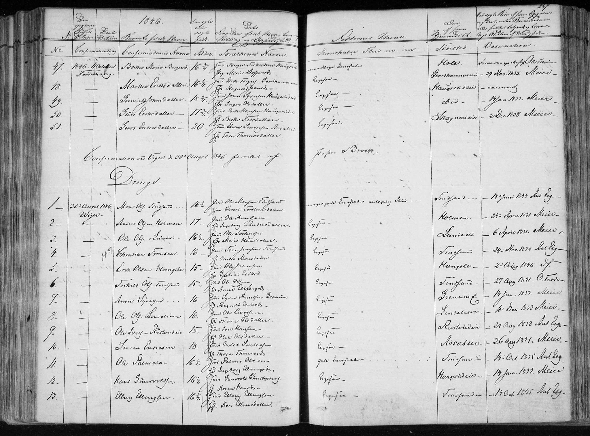 Norderhov kirkebøker, AV/SAKO-A-237/F/Fa/L0010: Parish register (official) no. 10, 1837-1847, p. 237