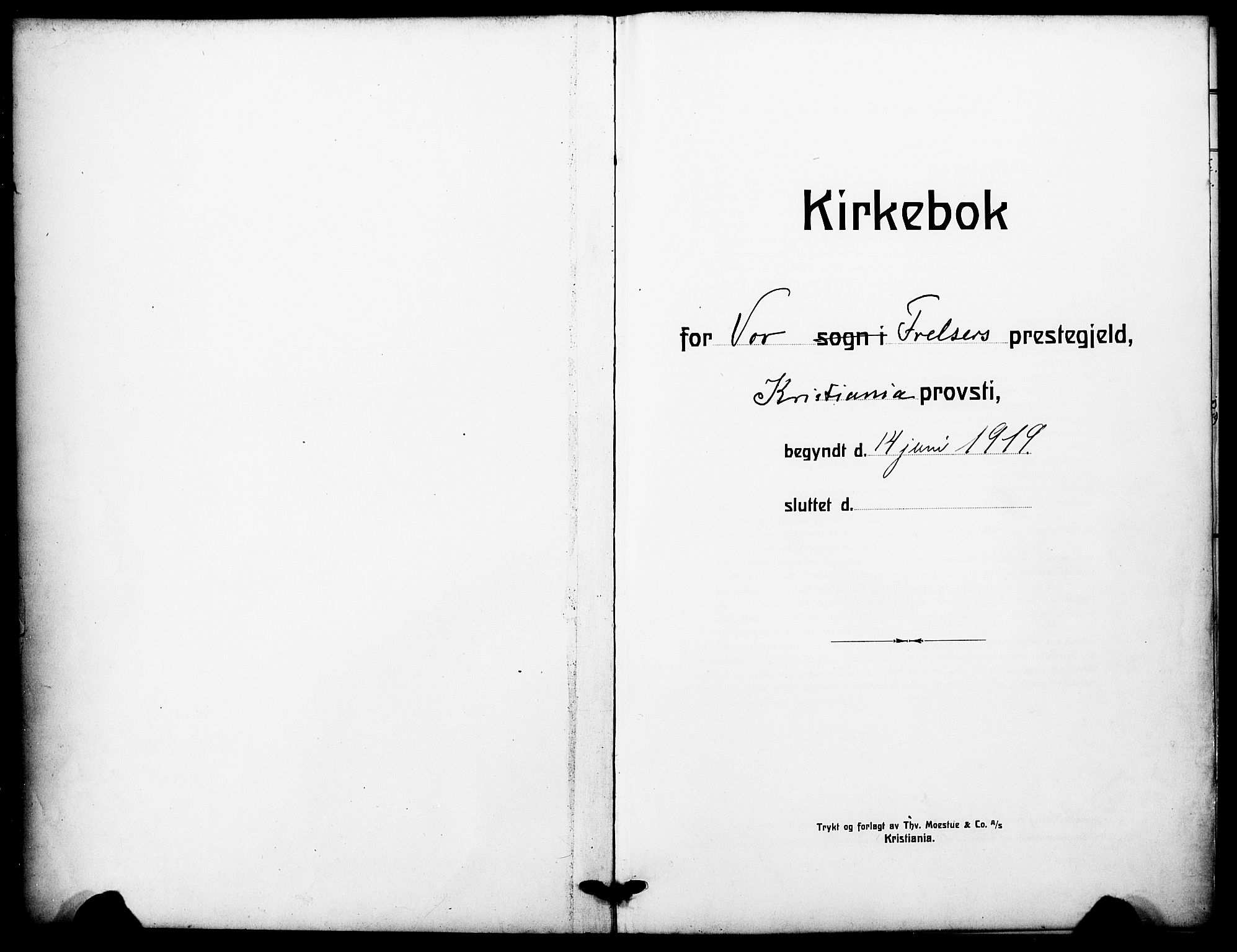 Oslo domkirke Kirkebøker, AV/SAO-A-10752/F/Fa/L0037: Parish register (official) no. 37, 1919-1930