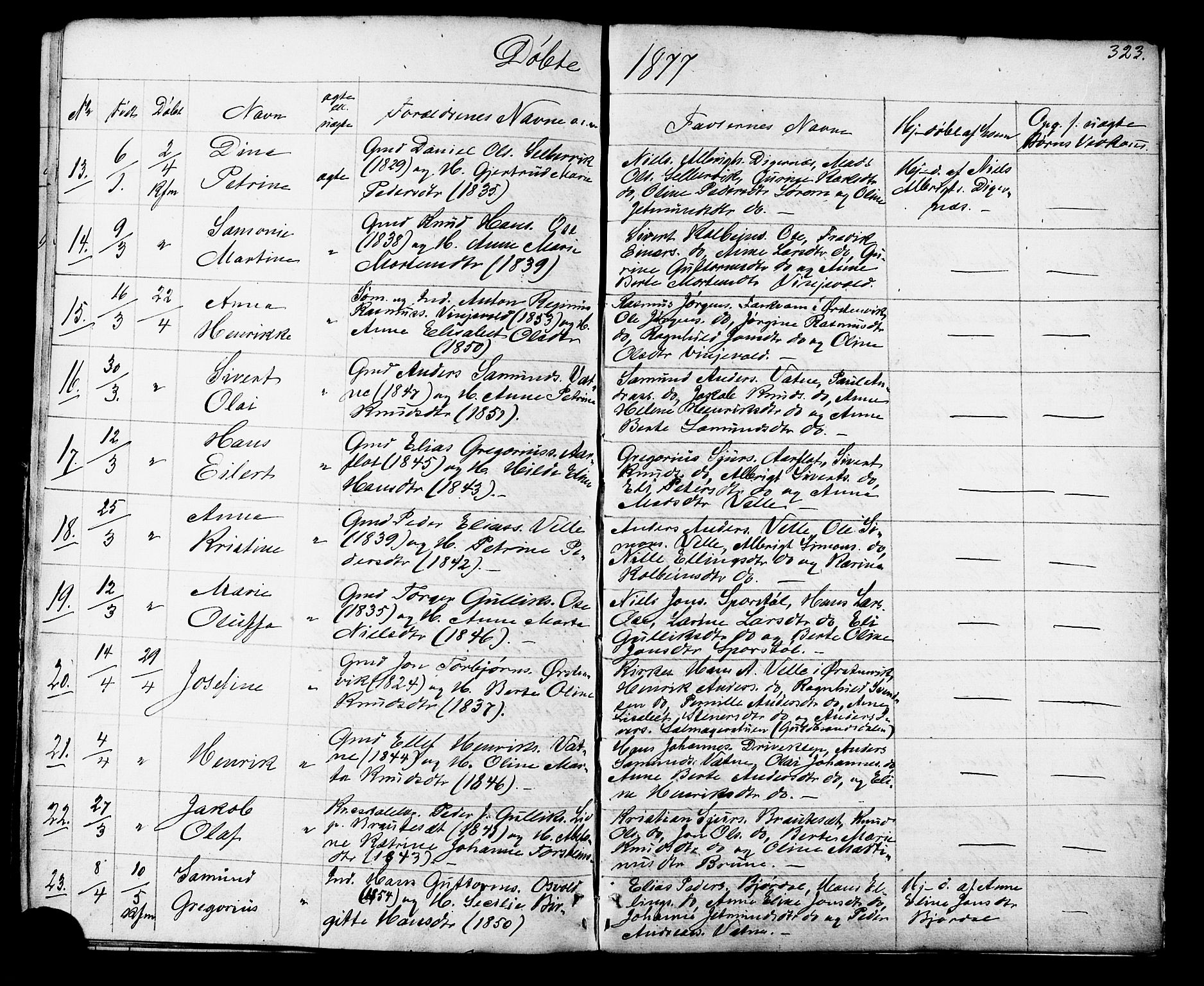 Ministerialprotokoller, klokkerbøker og fødselsregistre - Møre og Romsdal, AV/SAT-A-1454/513/L0175: Parish register (official) no. 513A02, 1856-1877, p. 323