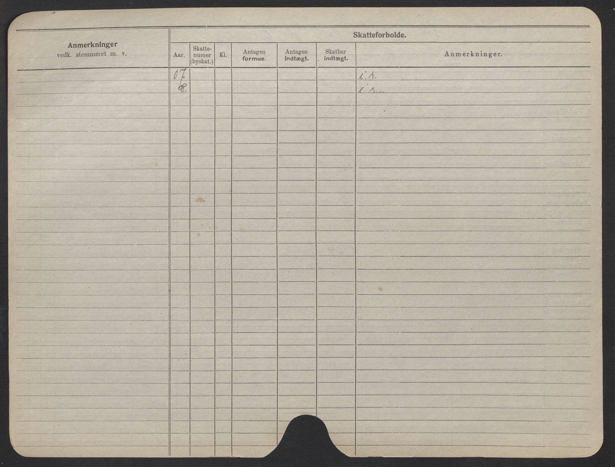 Oslo folkeregister, Registerkort, AV/SAO-A-11715/F/Fa/Fac/L0019: Kvinner, 1906-1914, p. 174b