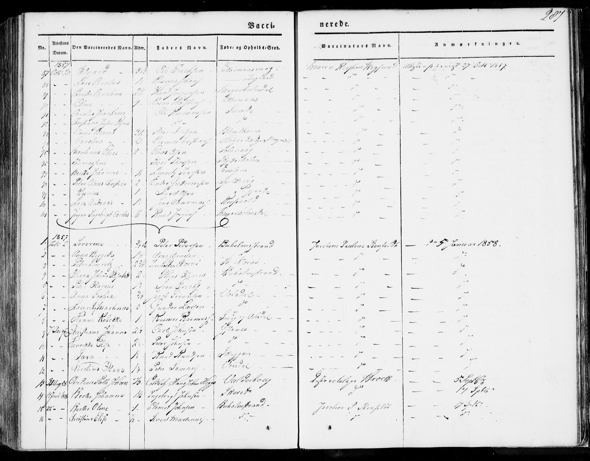 Ministerialprotokoller, klokkerbøker og fødselsregistre - Møre og Romsdal, SAT/A-1454/528/L0396: Parish register (official) no. 528A07, 1839-1847, p. 287