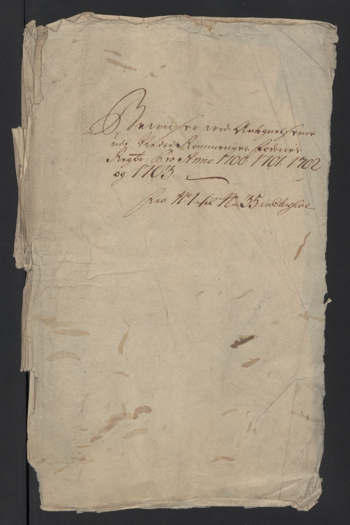 Rentekammeret inntil 1814, Reviderte regnskaper, Fogderegnskap, RA/EA-4092/R11/L0587: Fogderegnskap Nedre Romerike, 1703, p. 3