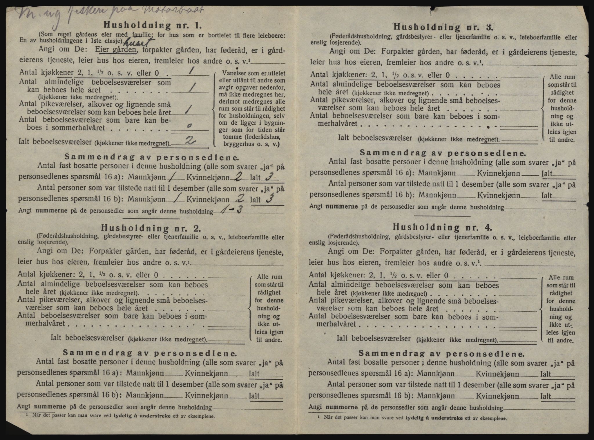 SAT, 1920 census for Nord-Frøya, 1920, p. 38