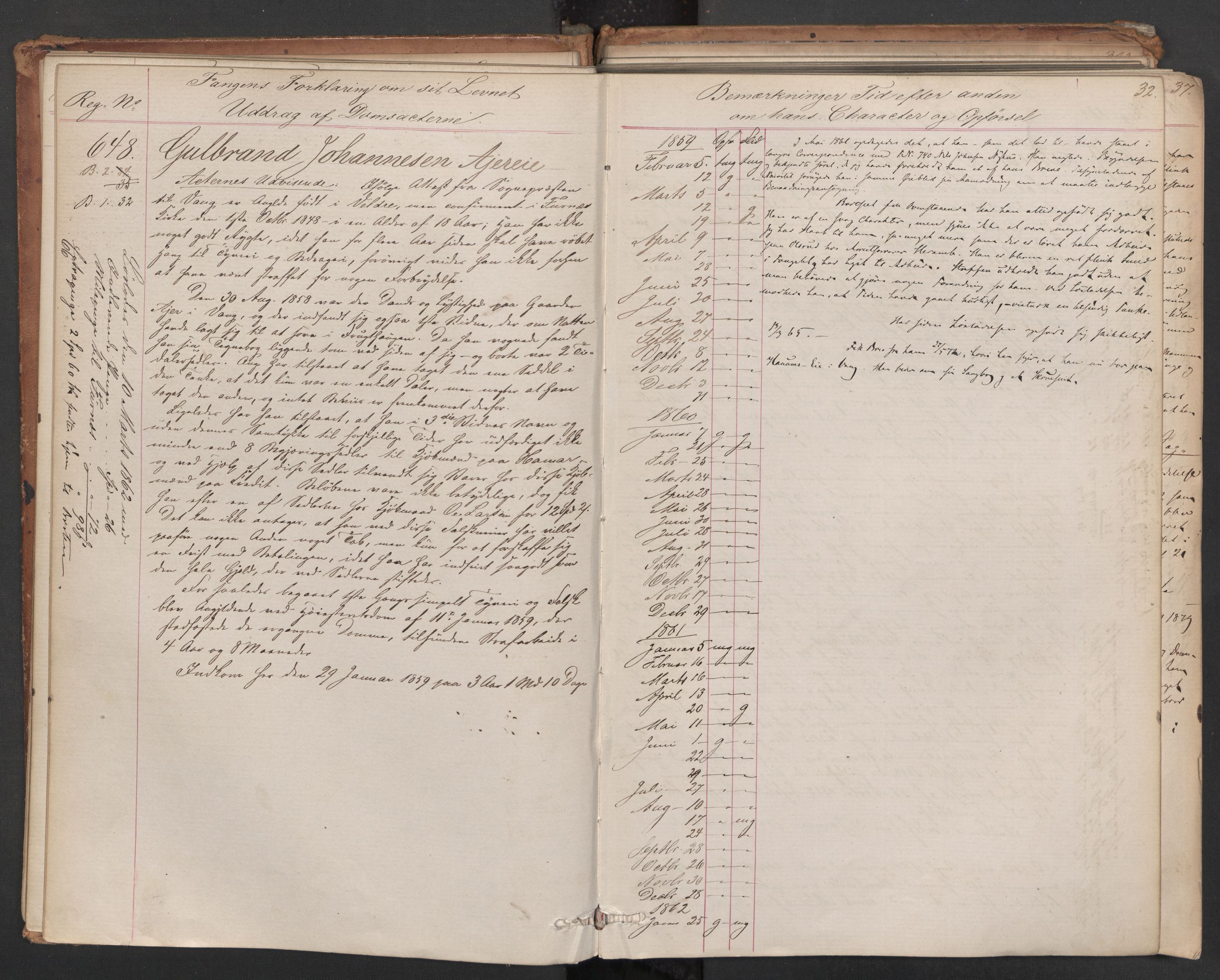 Botsfengslet, AV/RA-S-1539/D/Db/Dbb/L0006: 614b - 994b, 1858-1860, p. 32