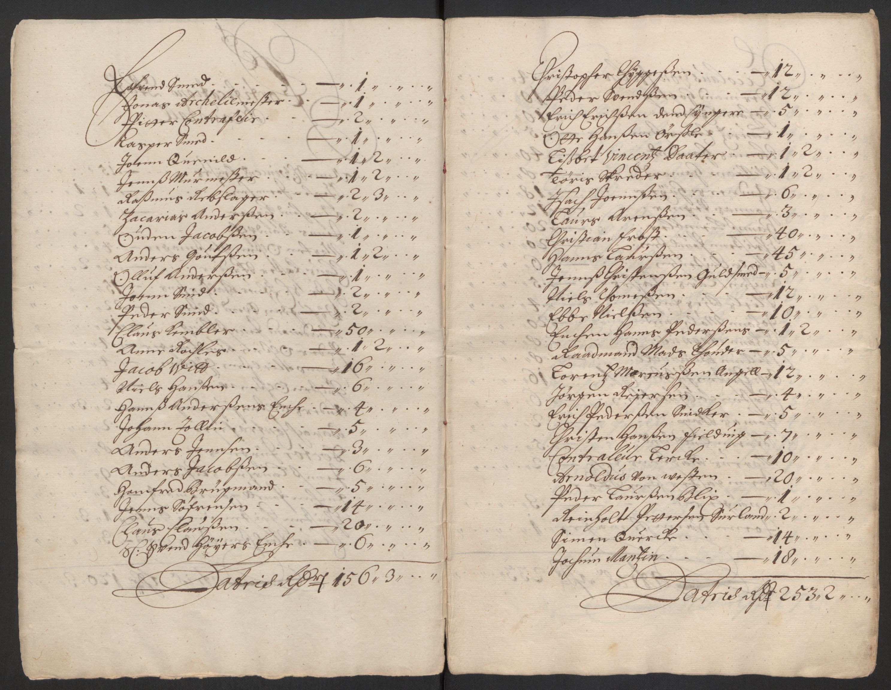 Rentekammeret inntil 1814, Reviderte regnskaper, Byregnskaper, AV/RA-EA-4066/R/Rs/L0505: [S2] Kontribusjonsregnskap, 1686-1691, p. 120