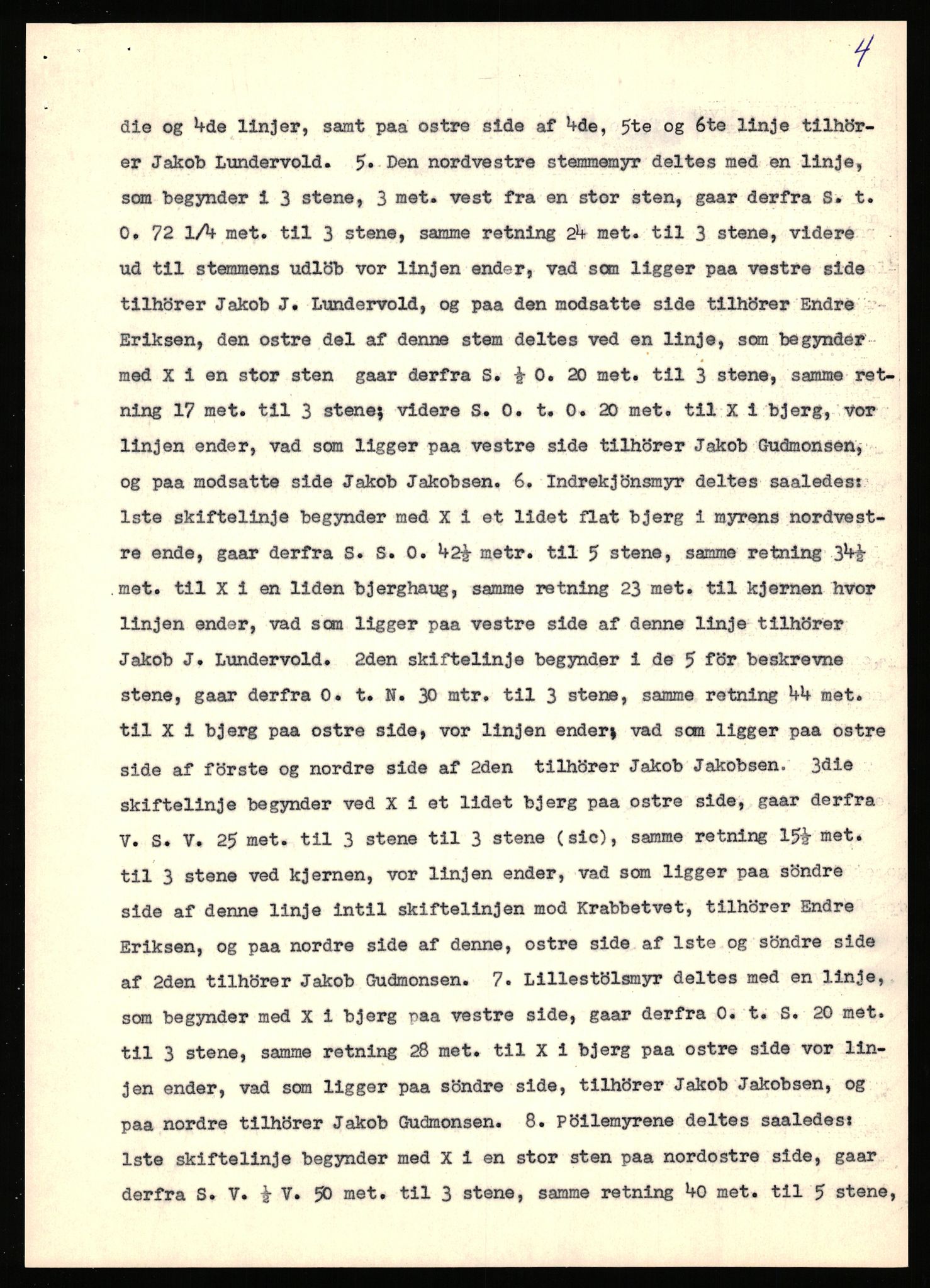 Statsarkivet i Stavanger, AV/SAST-A-101971/03/Y/Yj/L0017: Avskrifter sortert etter gårdsnavn: Eigeland østre - Elve, 1750-1930, p. 371