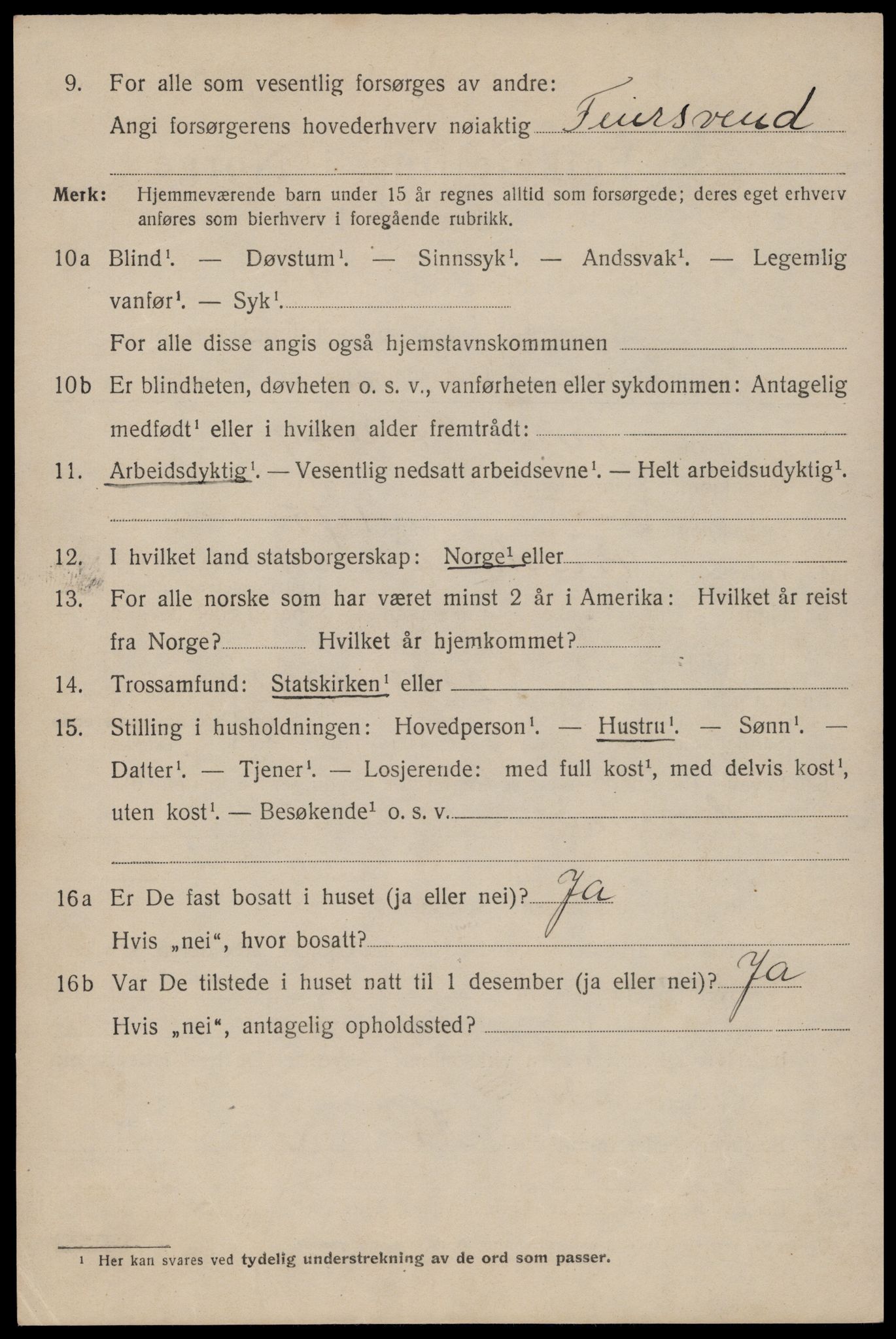 SAST, 1920 census for Stavanger, 1920, p. 97369