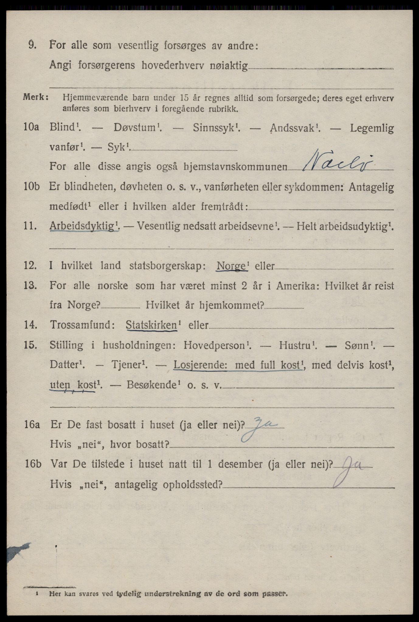 SAST, 1920 census for Nærbø, 1920, p. 2582