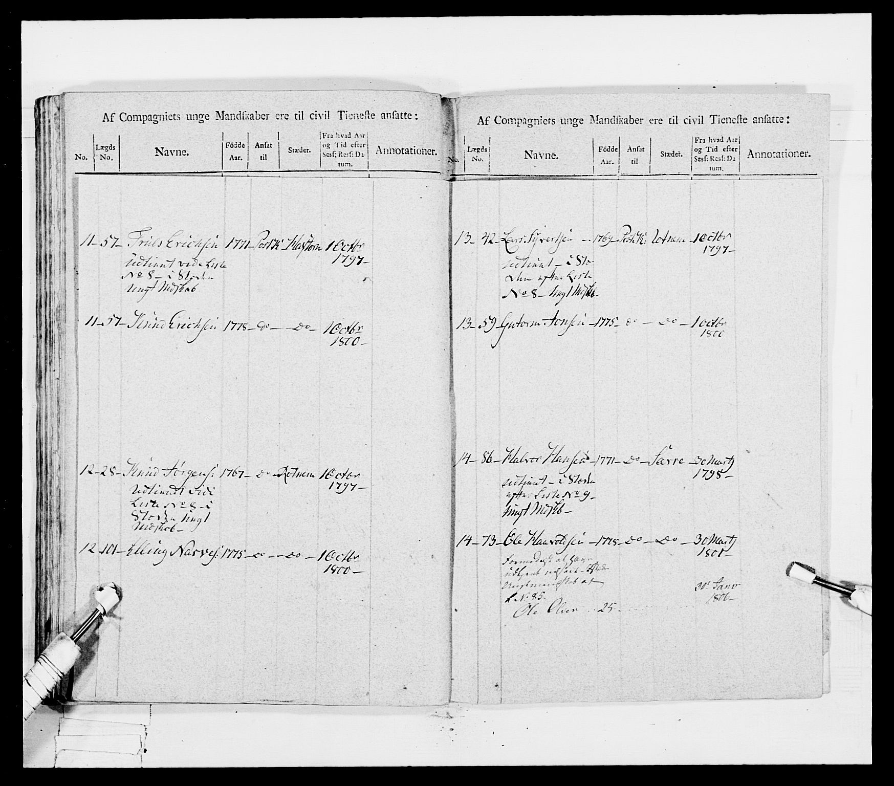 Generalitets- og kommissariatskollegiet, Det kongelige norske kommissariatskollegium, AV/RA-EA-5420/E/Eh/L0041: 1. Akershusiske nasjonale infanteriregiment, 1804-1808, p. 52