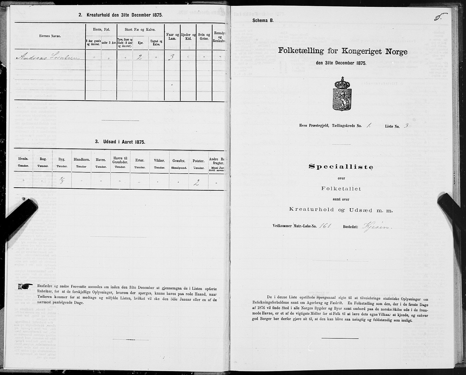SAT, 1875 census for 1818P Herøy, 1875, p. 1005