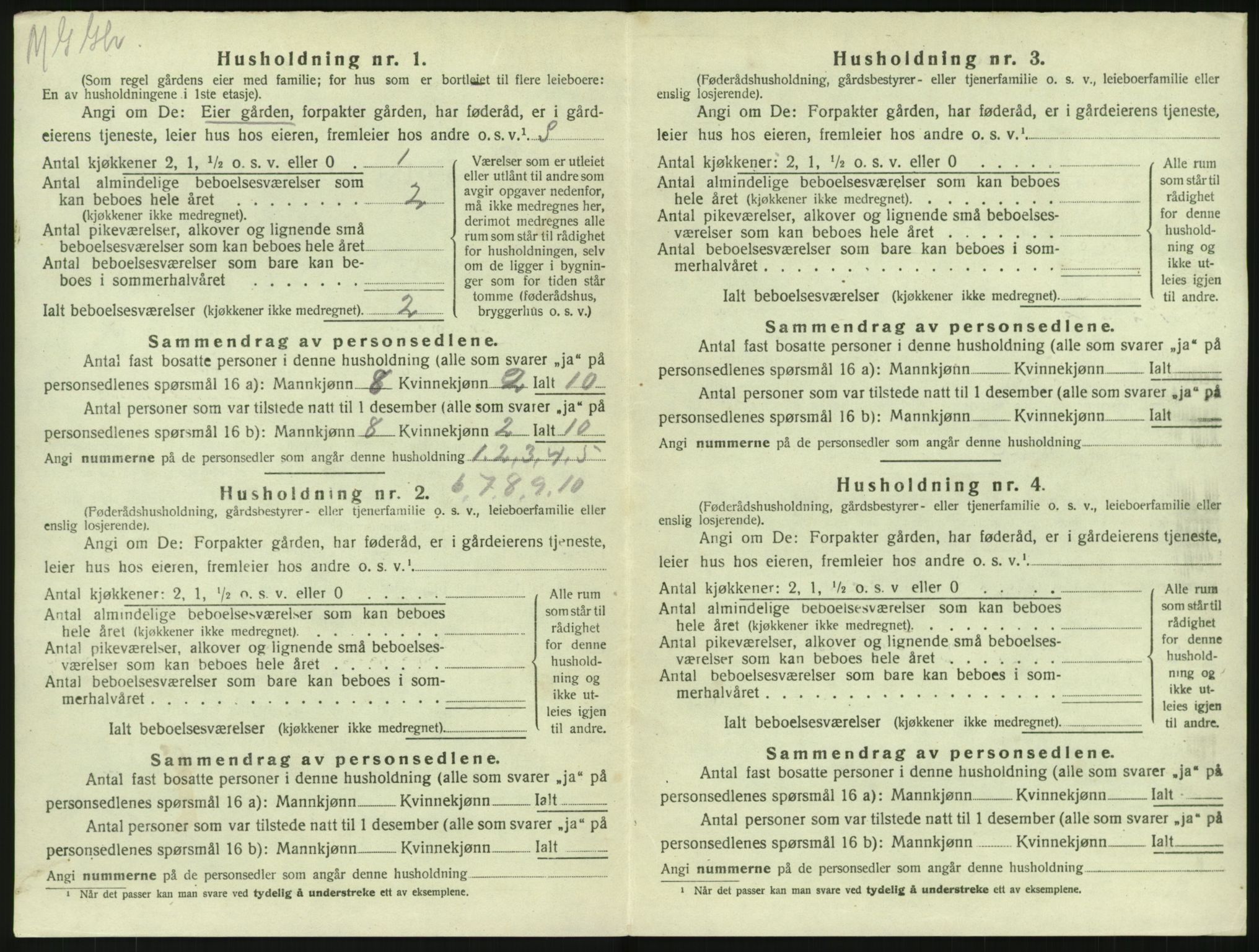 SAKO, 1920 census for Lardal, 1920, p. 916