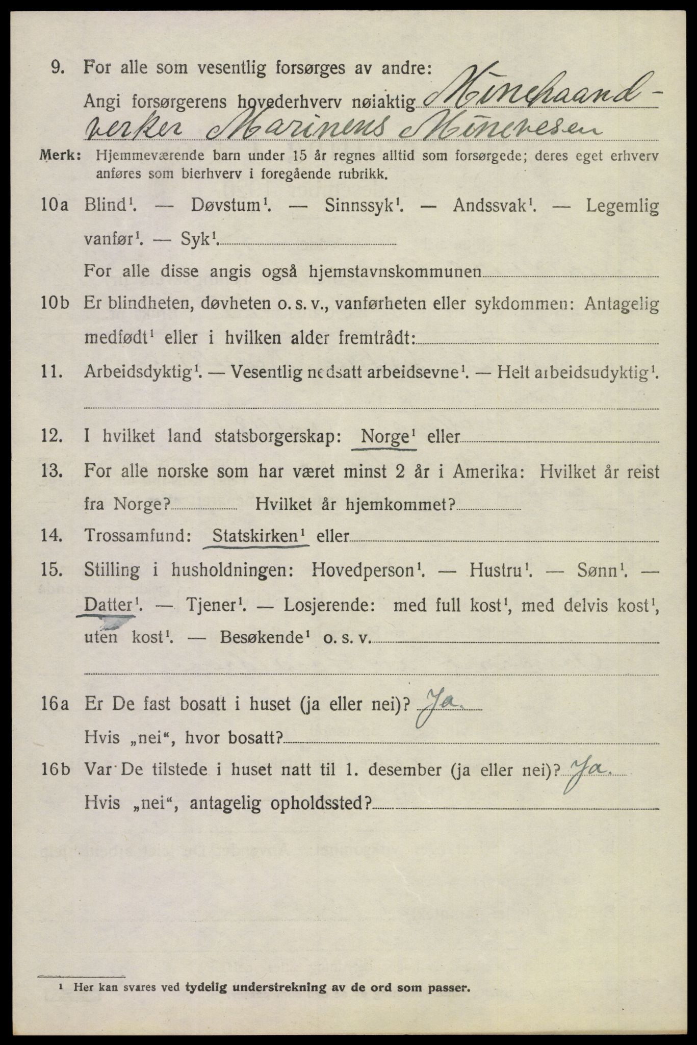 SAKO, 1920 census for Borre, 1920, p. 1925