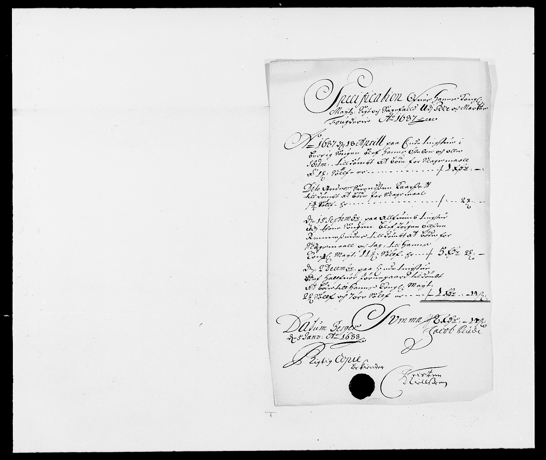 Rentekammeret inntil 1814, Reviderte regnskaper, Fogderegnskap, AV/RA-EA-4092/R01/L0007: Fogderegnskap Idd og Marker, 1687-1688, p. 88
