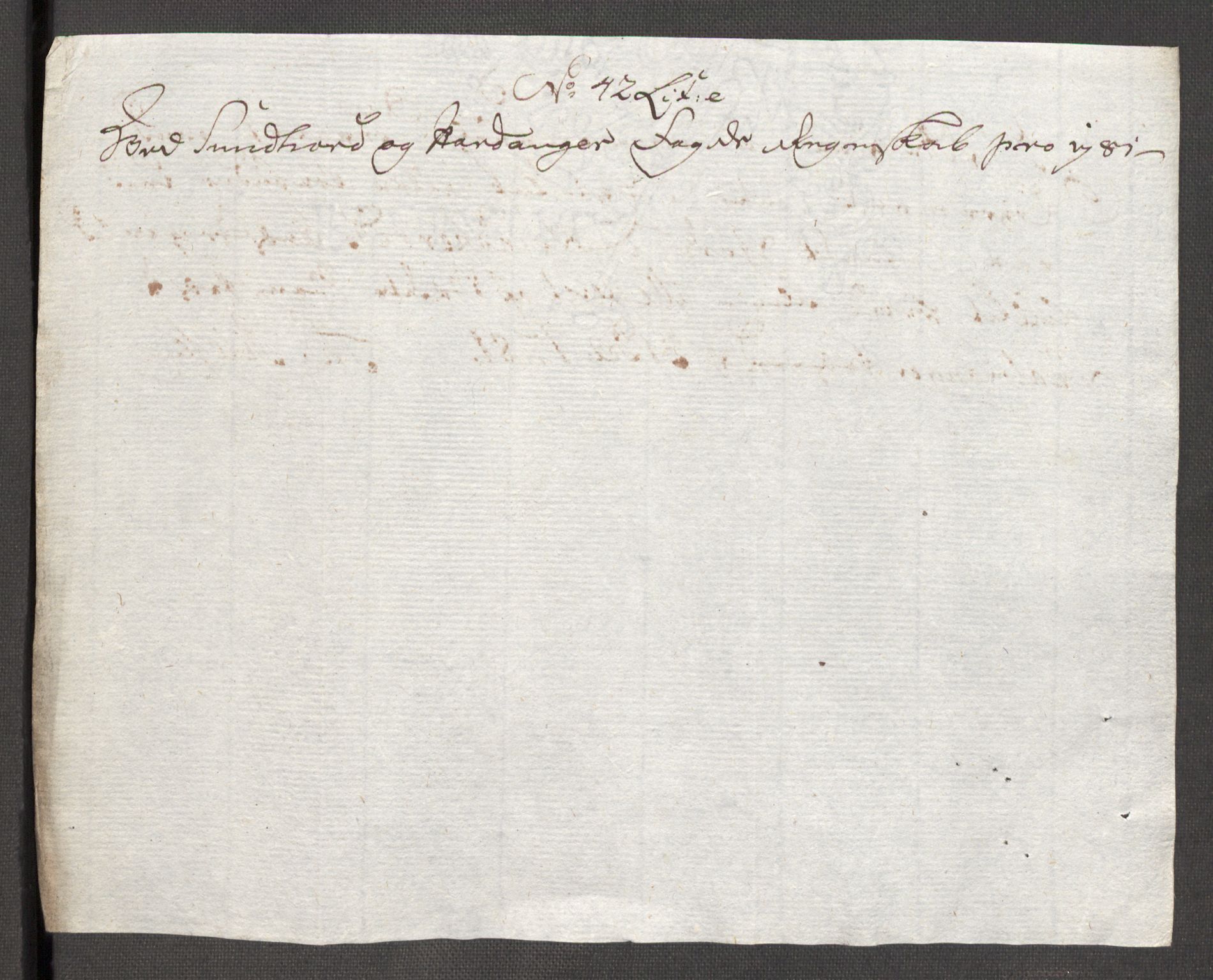 Rentekammeret inntil 1814, Reviderte regnskaper, Fogderegnskap, AV/RA-EA-4092/R48/L3097: Fogderegnskap Sunnhordland og Hardanger, 1781, p. 289