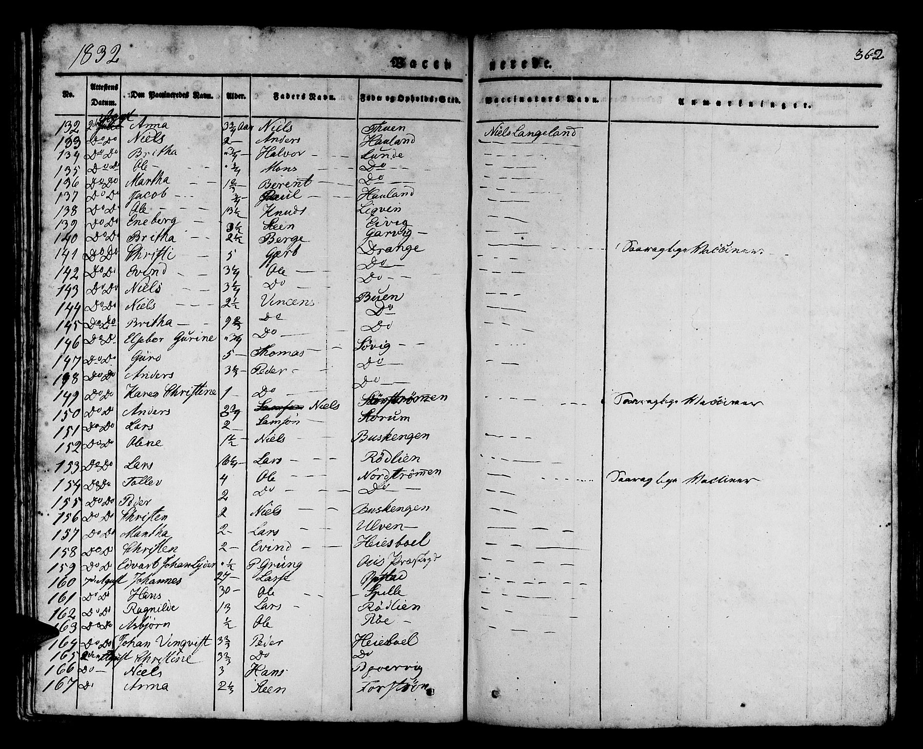 Os sokneprestembete, SAB/A-99929: Parish register (official) no. A 14, 1826-1839, p. 362