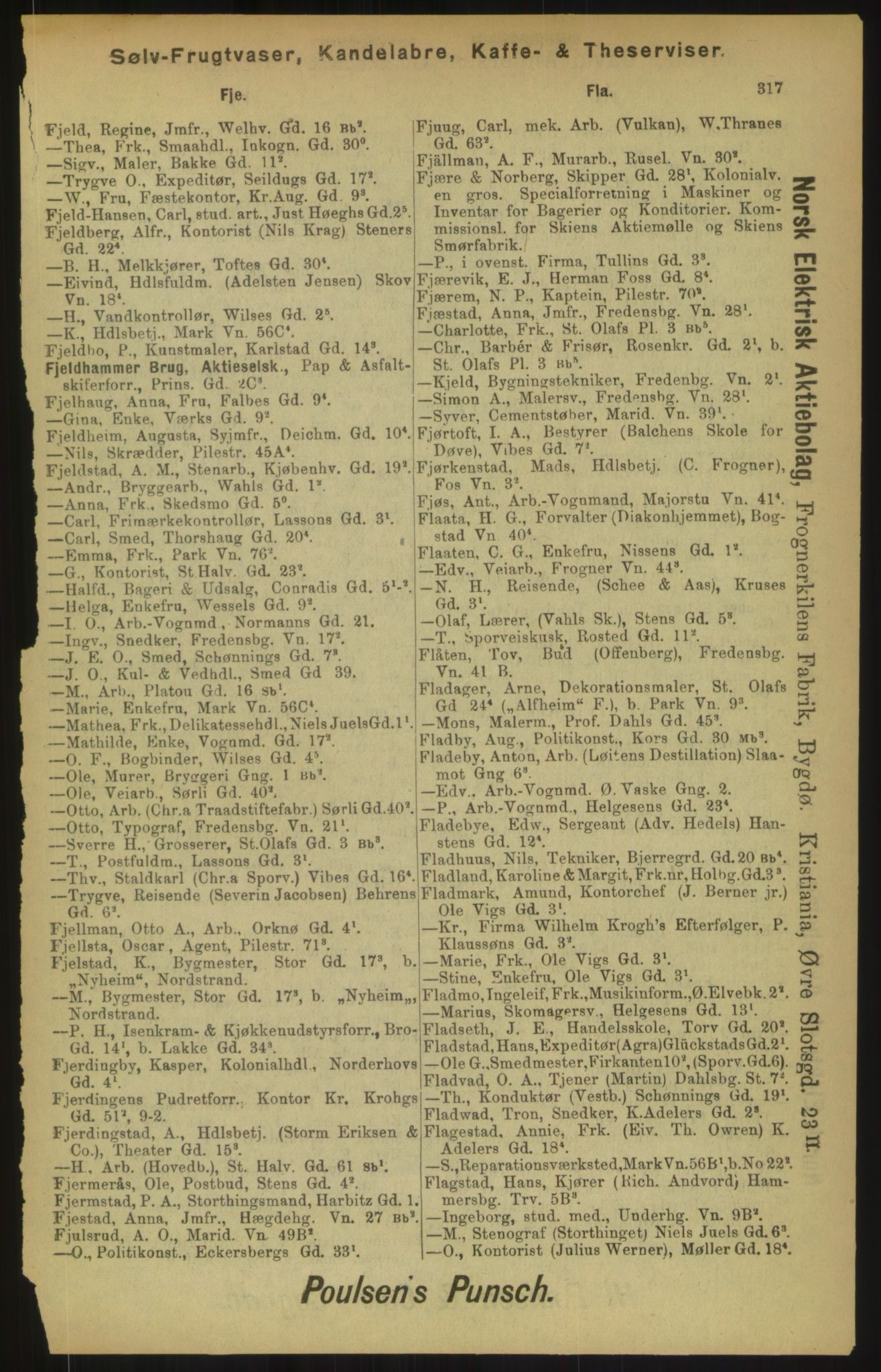 Kristiania/Oslo adressebok, PUBL/-, 1900, p. 317