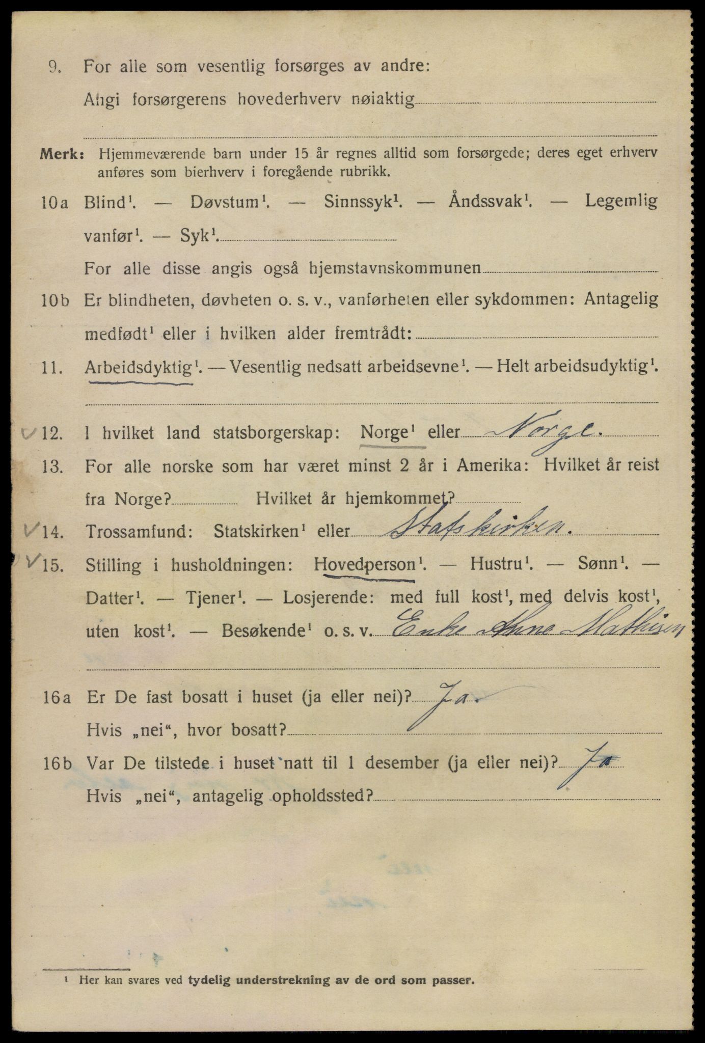 SAO, 1920 census for Kristiania, 1920, p. 171798