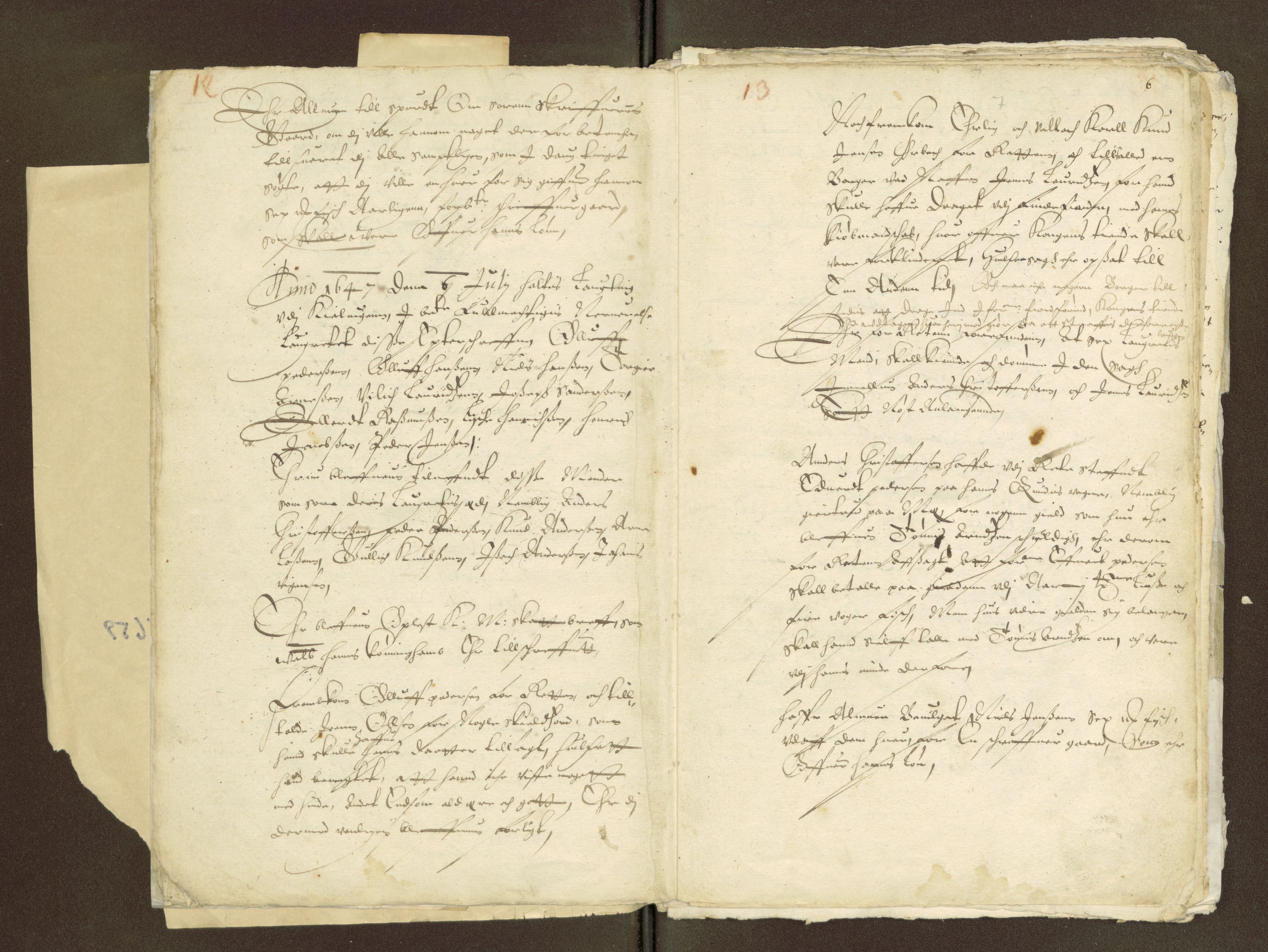 Nordland og Finnmarks lagstol, AV/SAT-A-5608/X/L0001: Lagtingsprotokoll , 1647-1668, p. 12-13