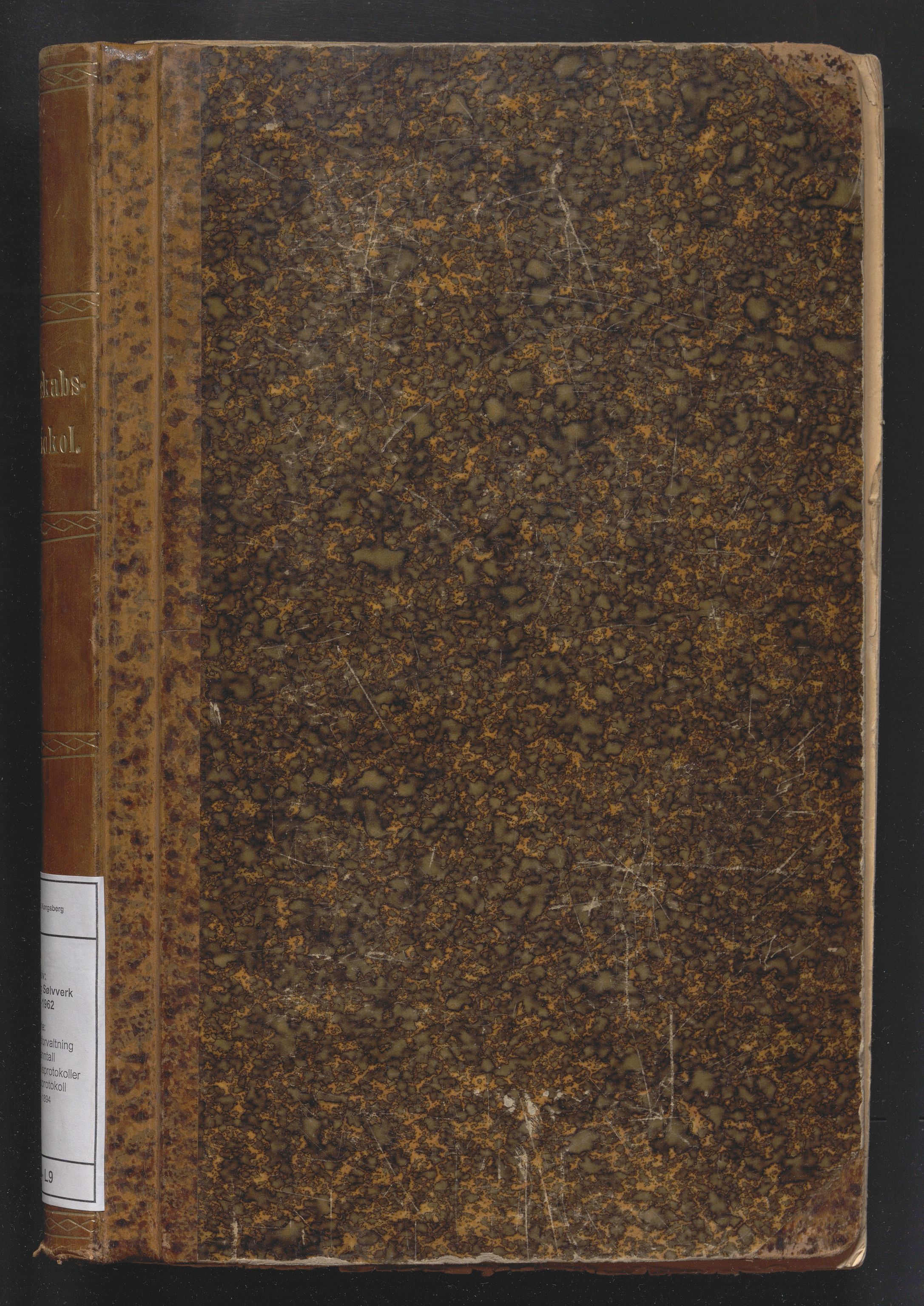 Kongsberg Sølvverk 1816 - 1962 , AV/SAKO-EA-3136/P/Pa/Paa/L0009: Manntallsprotokoll, 1874-1894