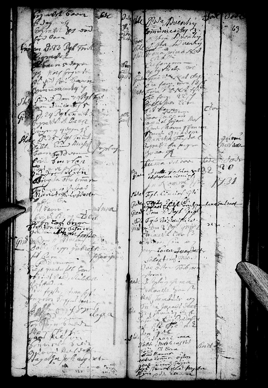 Etne sokneprestembete, AV/SAB-A-75001/H/Haa: Parish register (official) no. A 1, 1715-1741, p. 63