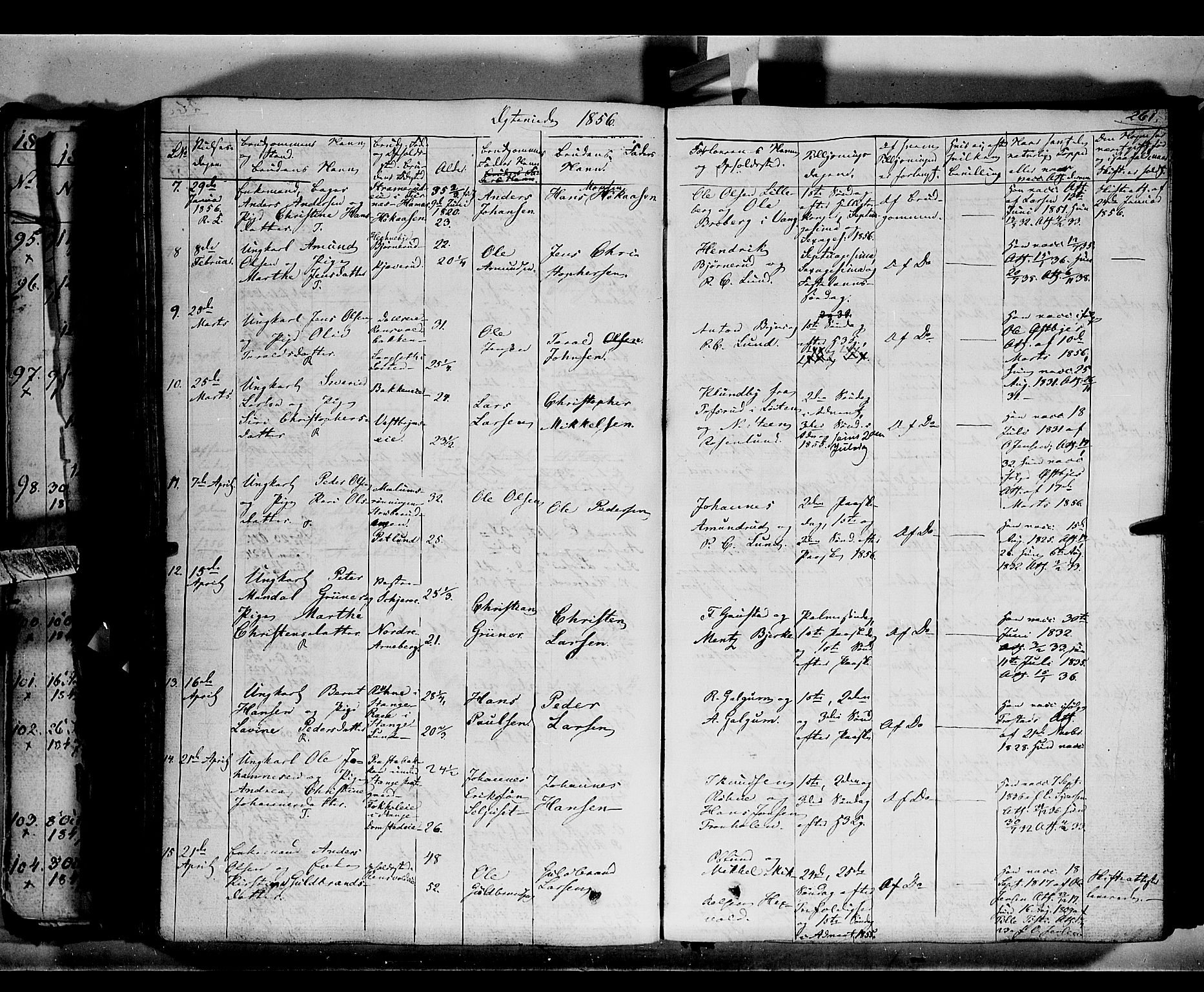 Romedal prestekontor, AV/SAH-PREST-004/K/L0004: Parish register (official) no. 4, 1847-1861, p. 261