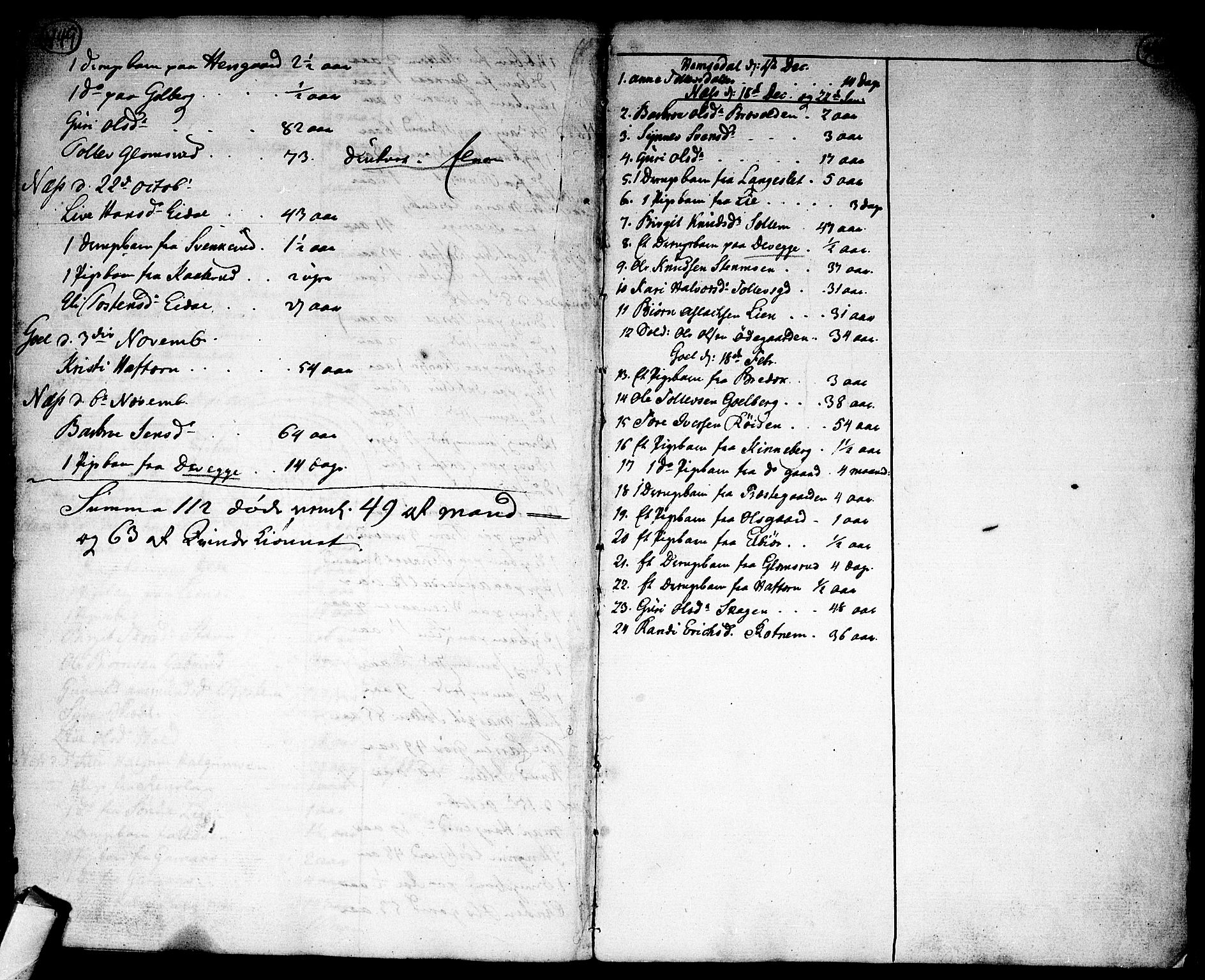 Nes kirkebøker, SAKO/A-236/F/Fa/L0004: Parish register (official) no. 4, 1764-1786, p. 449-450