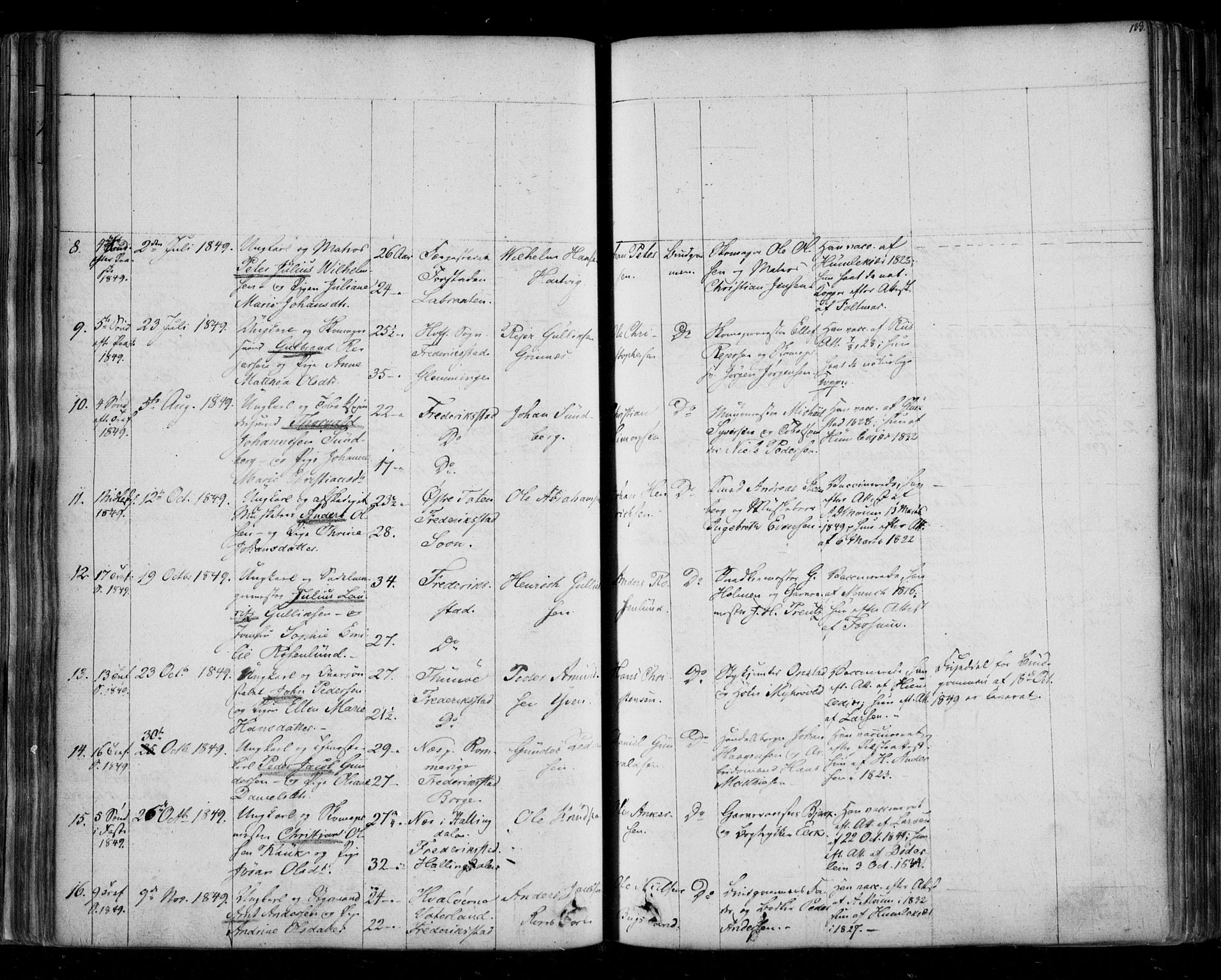 Fredrikstad prestekontor Kirkebøker, AV/SAO-A-11082/F/Fa/L0005: Parish register (official) no. 5, 1835-1856, p. 133