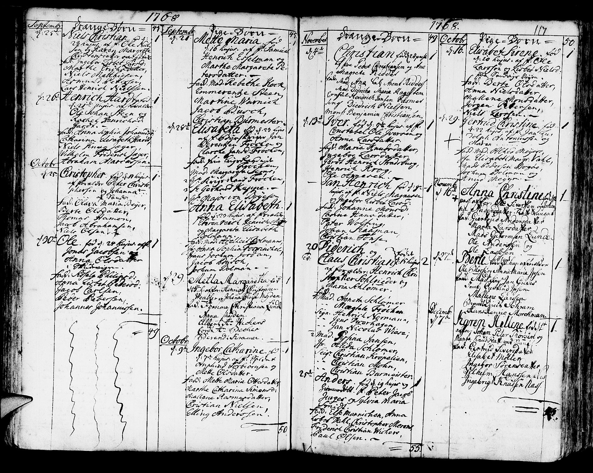 Korskirken sokneprestembete, SAB/A-76101/H/Haa/L0005: Parish register (official) no. A 5, 1751-1789, p. 117