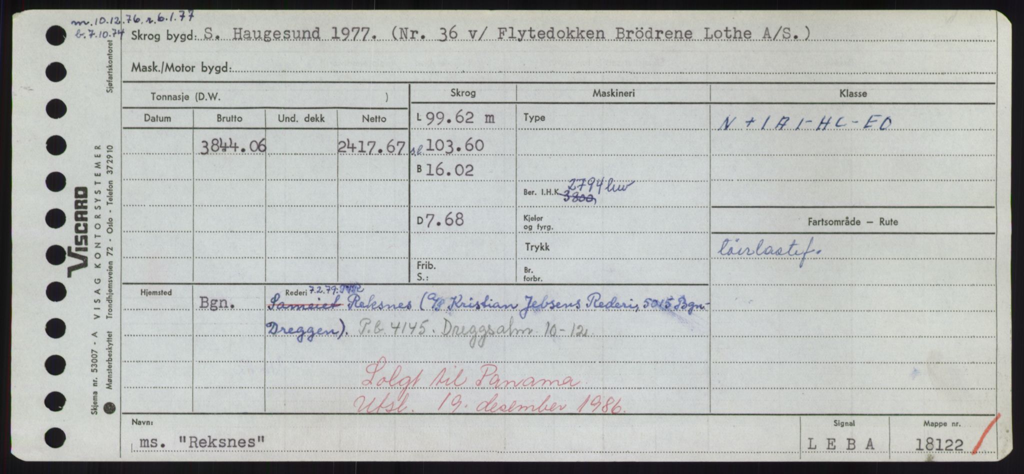 Sjøfartsdirektoratet med forløpere, Skipsmålingen, AV/RA-S-1627/H/Hd/L0030: Fartøy, Q-Riv, p. 391